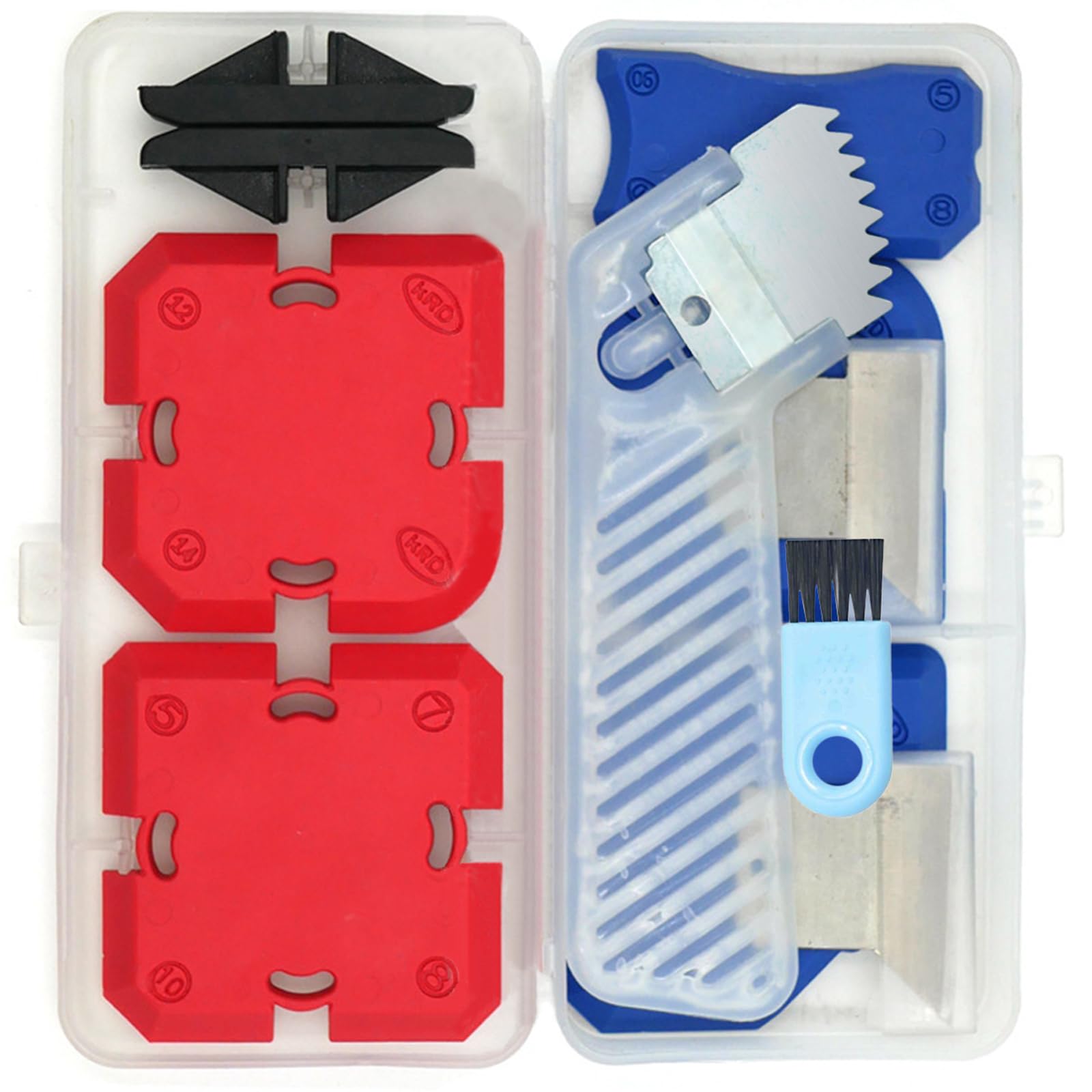 12Pcs Professional Caulking Tool Kit - Silicone Sealant Finishing & Caulk Removal Tools for Perfect Seams & Joints | Ideal for Bathroom, Kitchen, Tile & DIY Home Improvement Projects