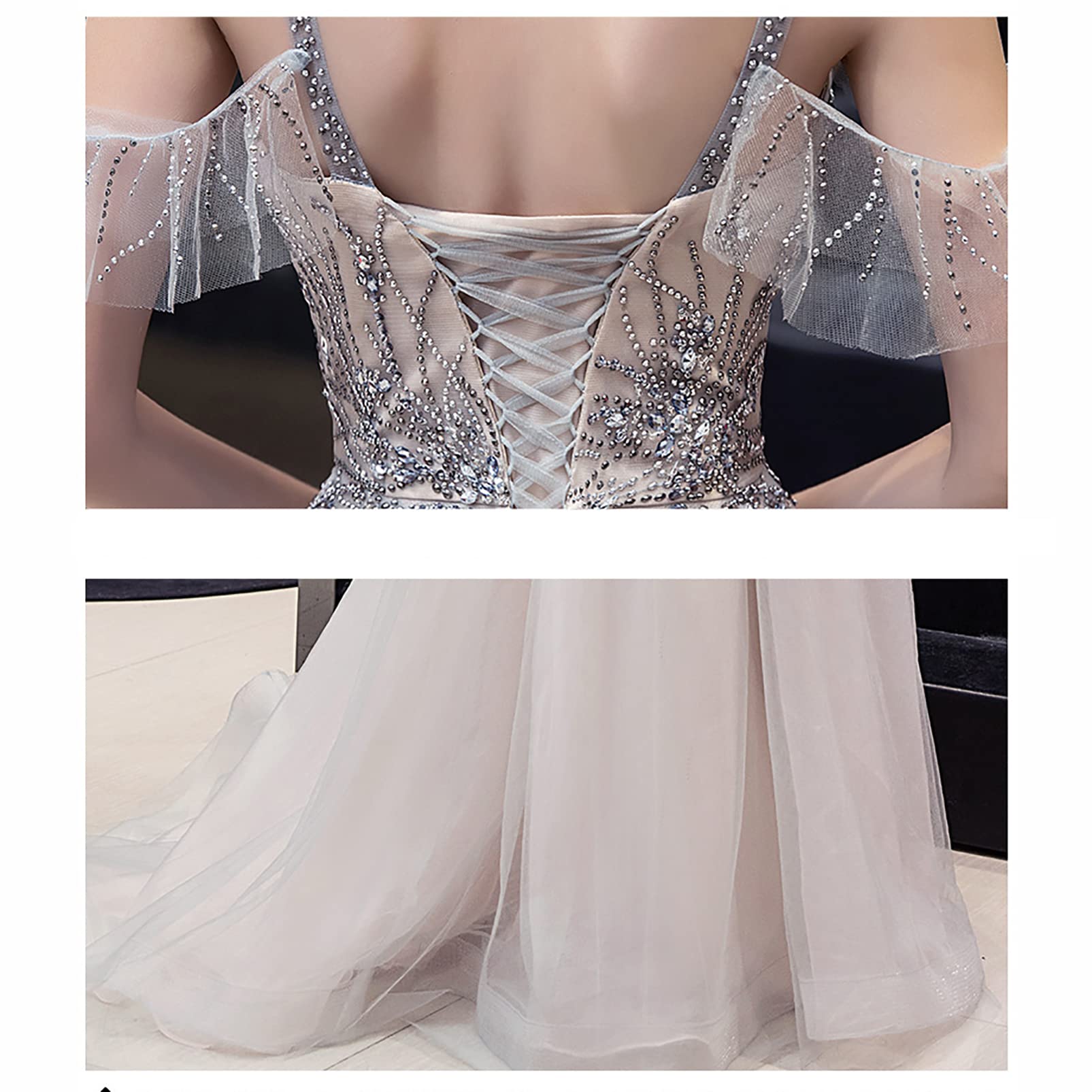 Elegant Sequin Lace Chiffon Bridesmaid Dress with Belt - Slim Summer Wedding Cocktail Maxi Long Party Sundress for Evening Events & Formal Occasions