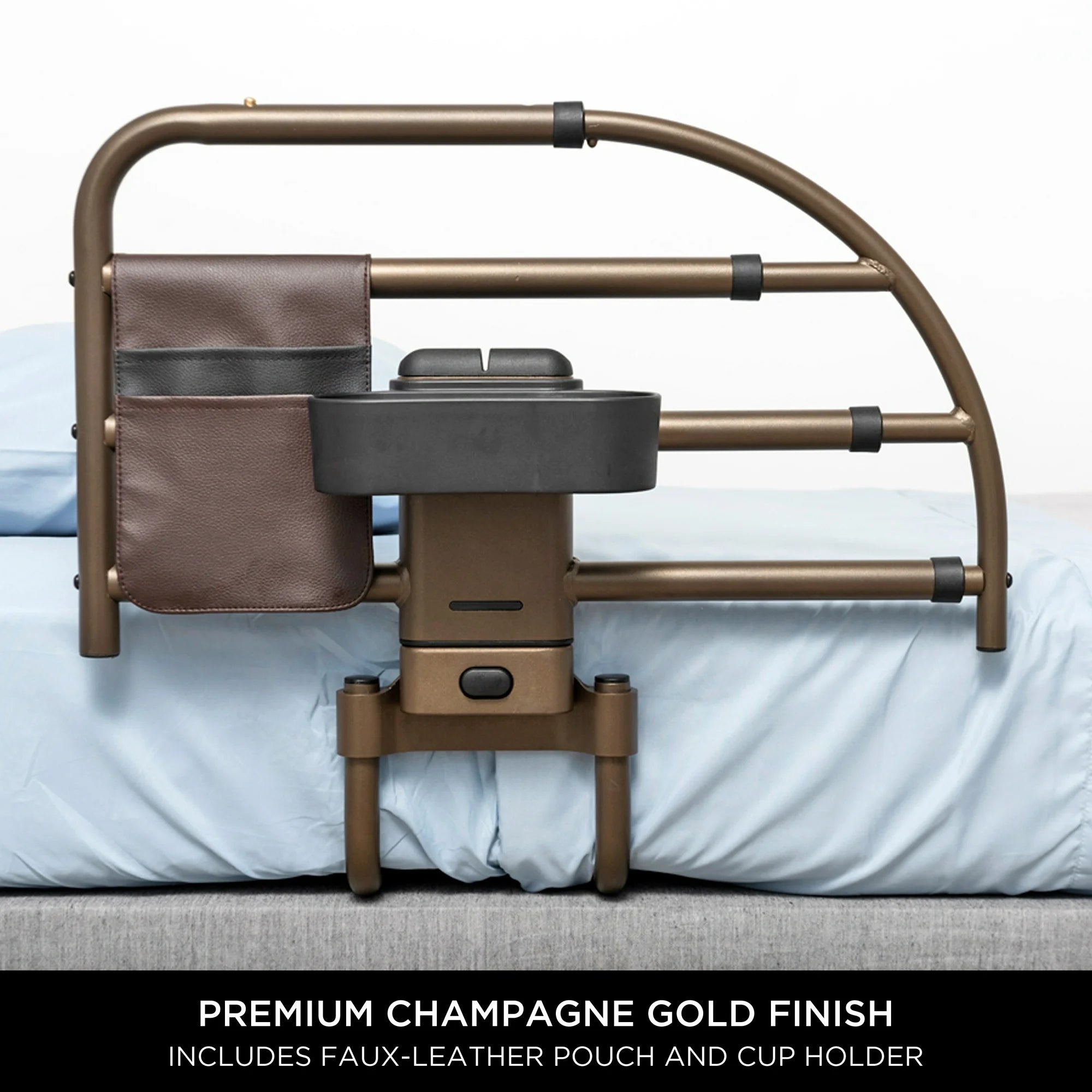 Signature Life Freedom Extendable Bed Rail - Adjustable Safety Guardrail for Adults & Seniors | Home Healthcare & Fall Prevention | Perfect for Hospital Beds, Home Care & Elderly Safety
