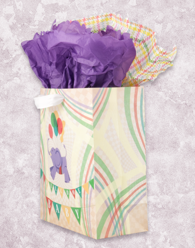 Floating Elephant Garden Gift Bags - Waterproof Decorative Gift Pouches for Outdoor Parties, Baby Showers & Wedding Favors