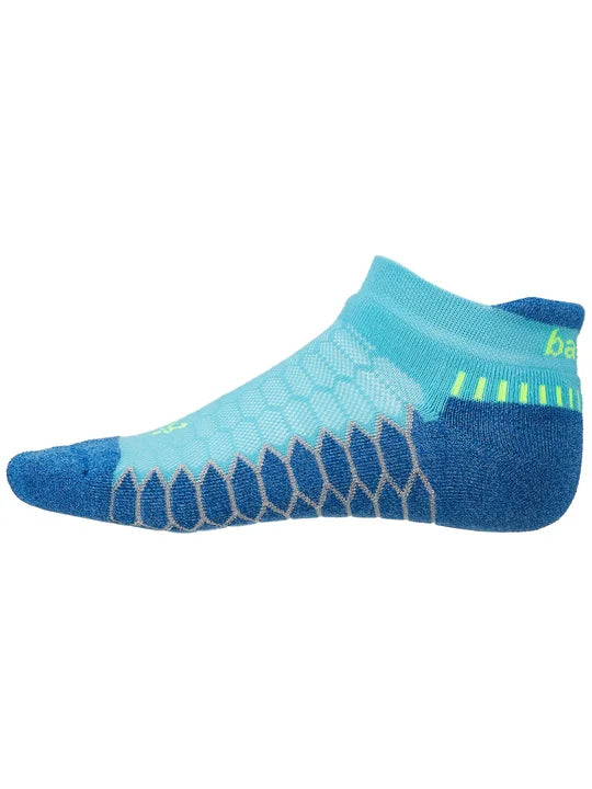 Balega Silver No Show Socks - Cobalt Blue Athletic Running Socks for Men & Women - Breathable & Cushioned for Sports, Gym & Everyday Wear
