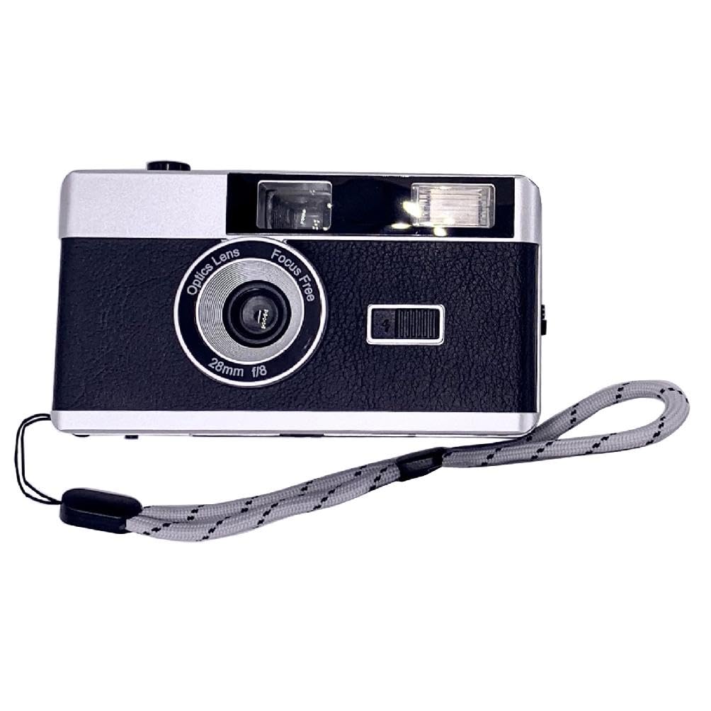 FENOHREFE 35mm Film Camera - Vintage Style Reusable 35mm Film Camera with Built-in Flash, Easy to Use for Beginners & Photography Enthusiasts | Perfect for Travel, Street Photography & Retro Style Portraits