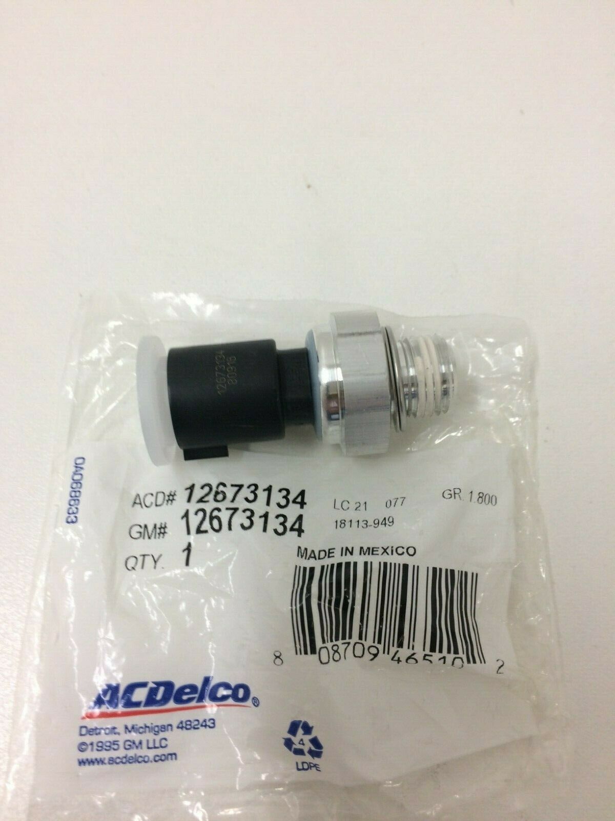 Genuine Holden Commodore/Statesman VE VF WM WN V8 Engine Oil Level Switch - Replacement Part for Smooth Engine Performance | Perfect for DIY Car Repairs & Maintenance