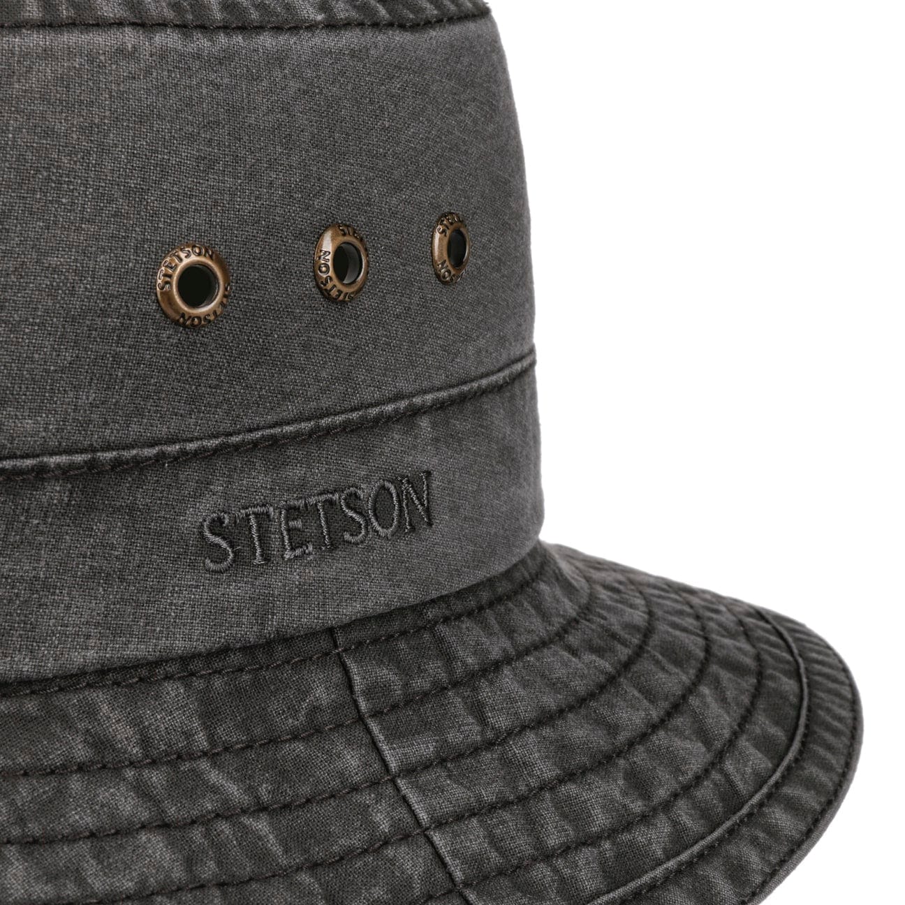 Stylish Stetson Reston Bucket Hat for Men & Women - UV Protection Summer Outdoor Hat for Beach, Hiking, and Travel