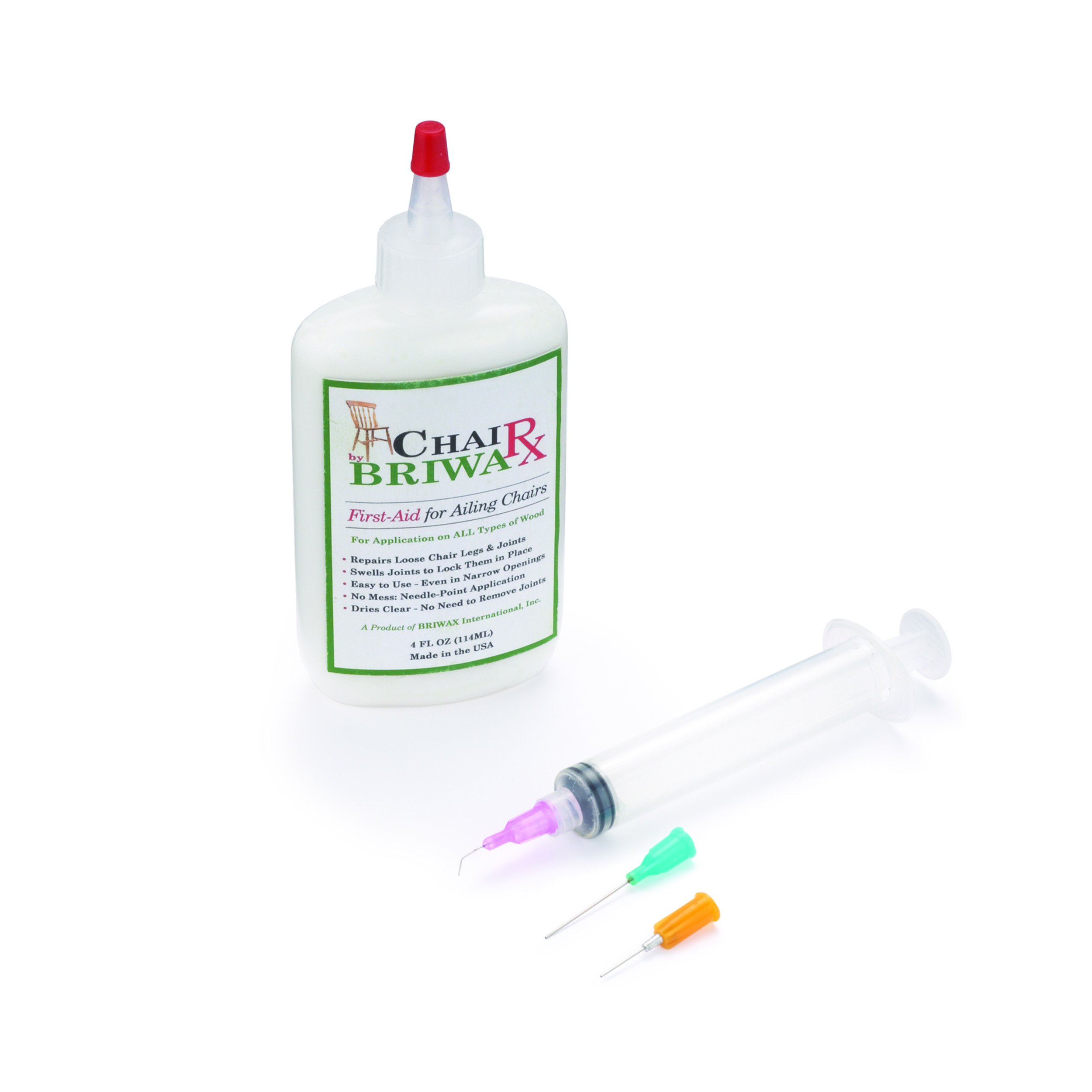 Briwax ChaiRX First Aid for Ailing Chairs - 4 Oz Wood Furniture Repair Wax | Restores & Protects Wood Chairs, Tables & Antiques | Ideal for Home, Office & Vintage Furniture Care