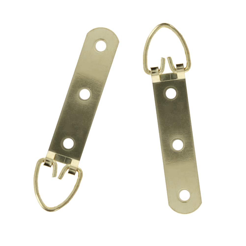 Gold Tone Picture Frame Buckle Kit - 10PCS 3.54
