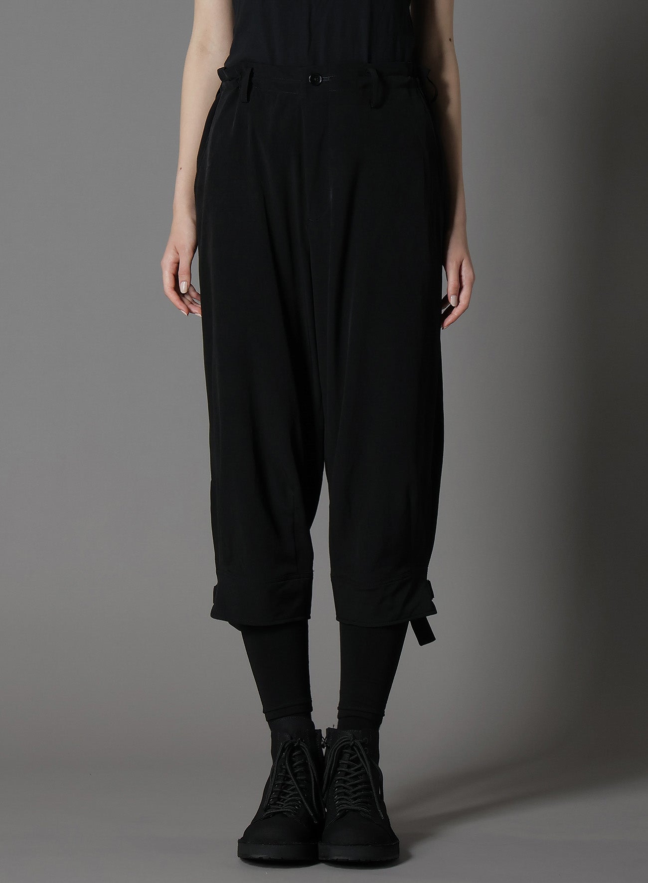 Elegant Crepe de Chine Hem Belt Pants for Women - Comfortable & Stylish Trousers for Office, Party & Casual Wear