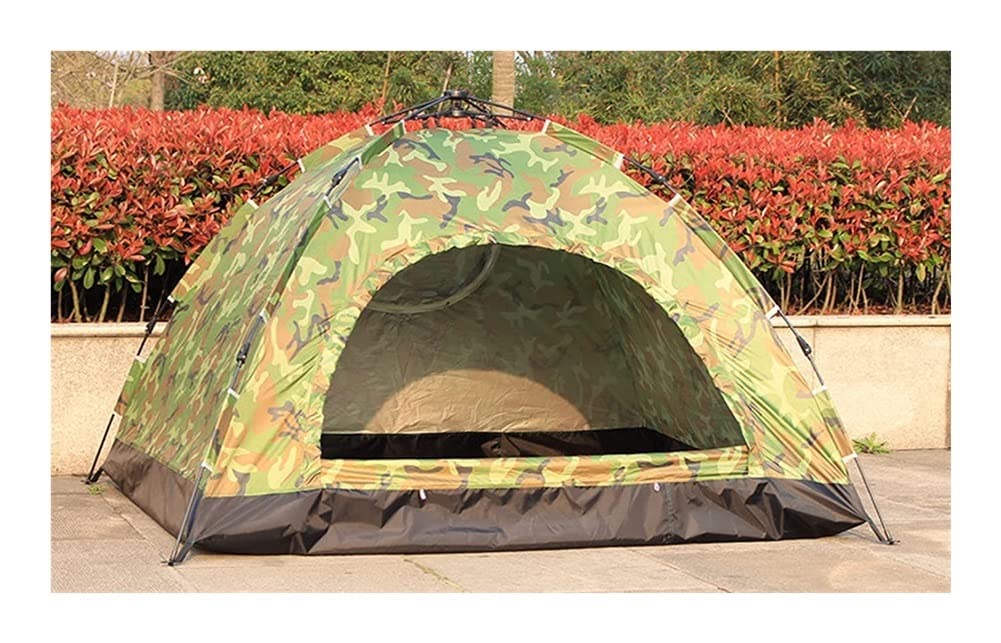 VHG Innovation Automatic & Manual Tent - Double & Single Layer Digital Camouflage for Outdoor Camping, Beach, Hiking | Lightweight Portable Shelter for Family Adventures & Backpacking Trips