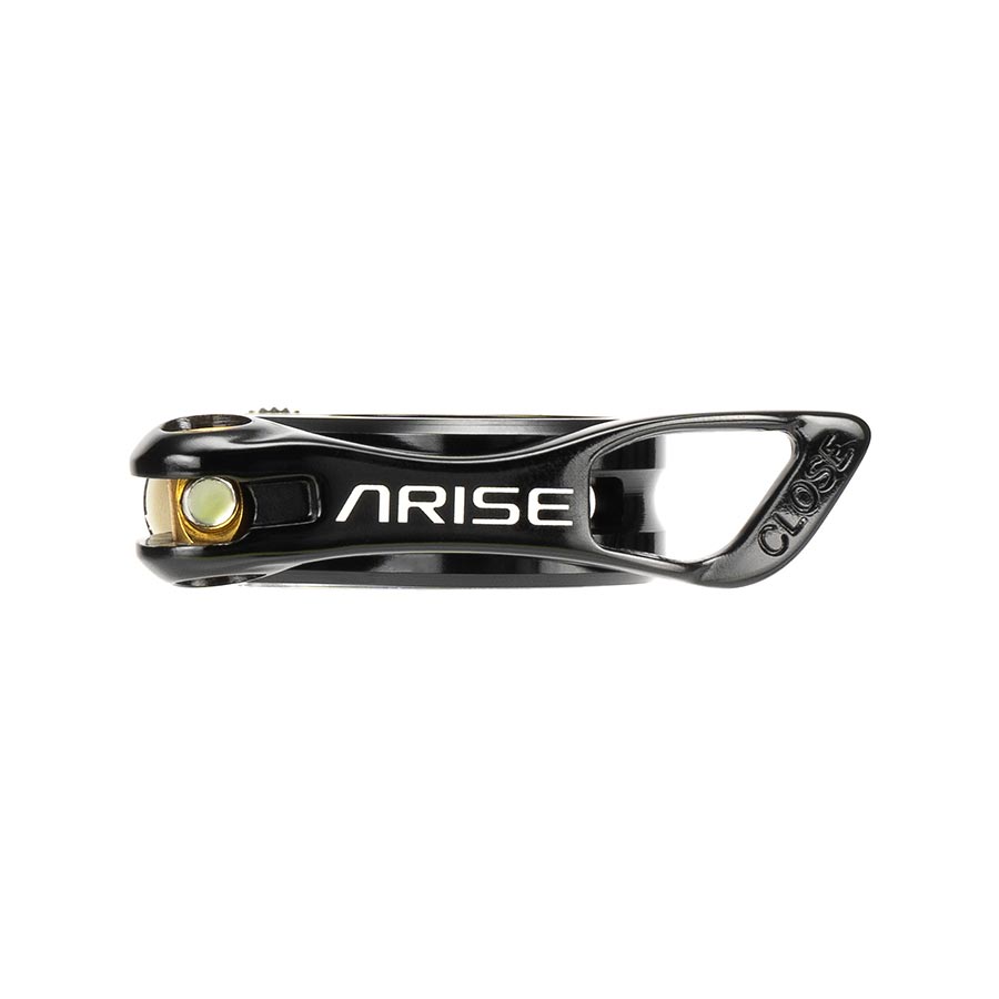 ARISE Ozon QR Seatpost Clamp 25.4mm Black - Quick Release Bike Seat Clamp for Mountain & Road Bikes - Secure & Easy Height Adjustment for Cycling Comfort