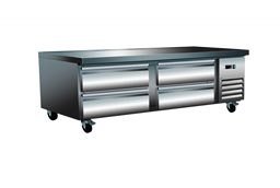 Arctic Model ARCB72 Chef Base 72 with 4 Drawers - Commercial Kitchen Storage Cabinet - Perfect for Restaurants, Catering & Food Service Businesses