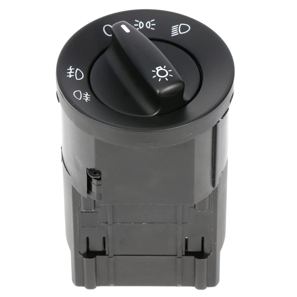 VW Beetle Headlight Switch with Fog Lights - Compatible with 1998-2010 Models | Front & Rear Fog Light Control | OE 1C0941531A20H, 1C0941531A Replacement | Perfect for Night Driving and City Commuting