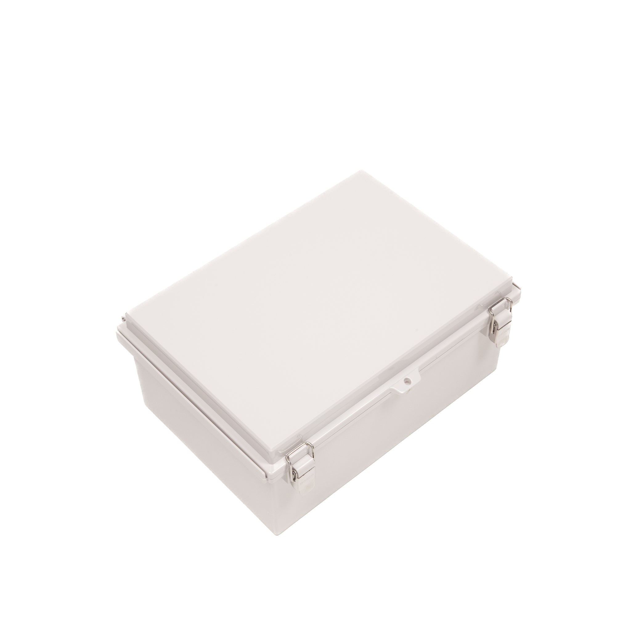 Boxco P Series 9.84 x 13.78 x 7.09 Inches (250 x 350 x 180mm) Waterproof Plastic Enclosure - IP67 Rated, IK08 Impact Resistant, Polycarbonate (PC) Grey Case with Molded Hinge & Latch | Ideal for Outdoor Electronics, Industrial Equipment & Electrical Components Protection
