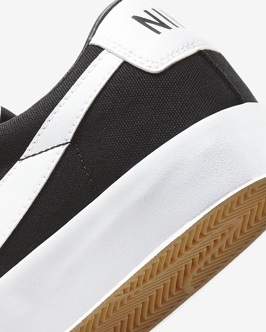 Nike SB Zoom Blazer Low Pro GT Skateboarding Shoes for Men - Black/Black/Gum Light Brown/White - Comfortable & Durable Sneakers for Streetwear, Skateboarding & Casual Wear