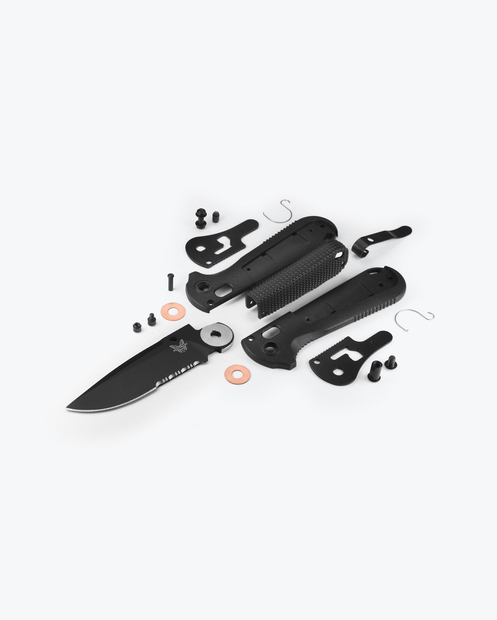 Redoubt® Black Grivory® Drop Point Tactical Knife - Outdoor Survival, Hunting, Camping & EDC Gear