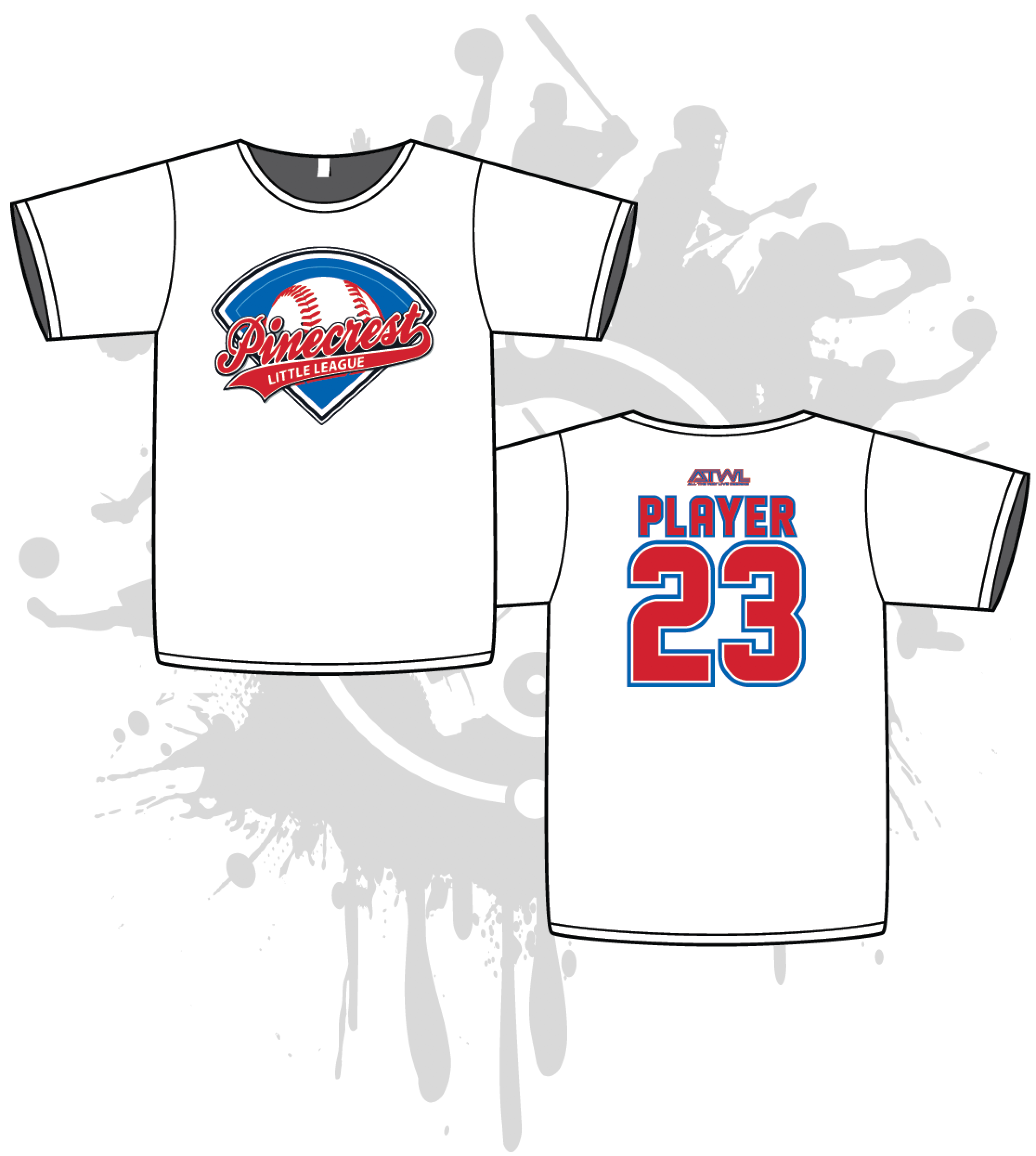 Pinecrest Little League Youth Baseball Shirt - Comfortable & Durable Jersey for Kids - Perfect for Games, Practice & Team Spirit