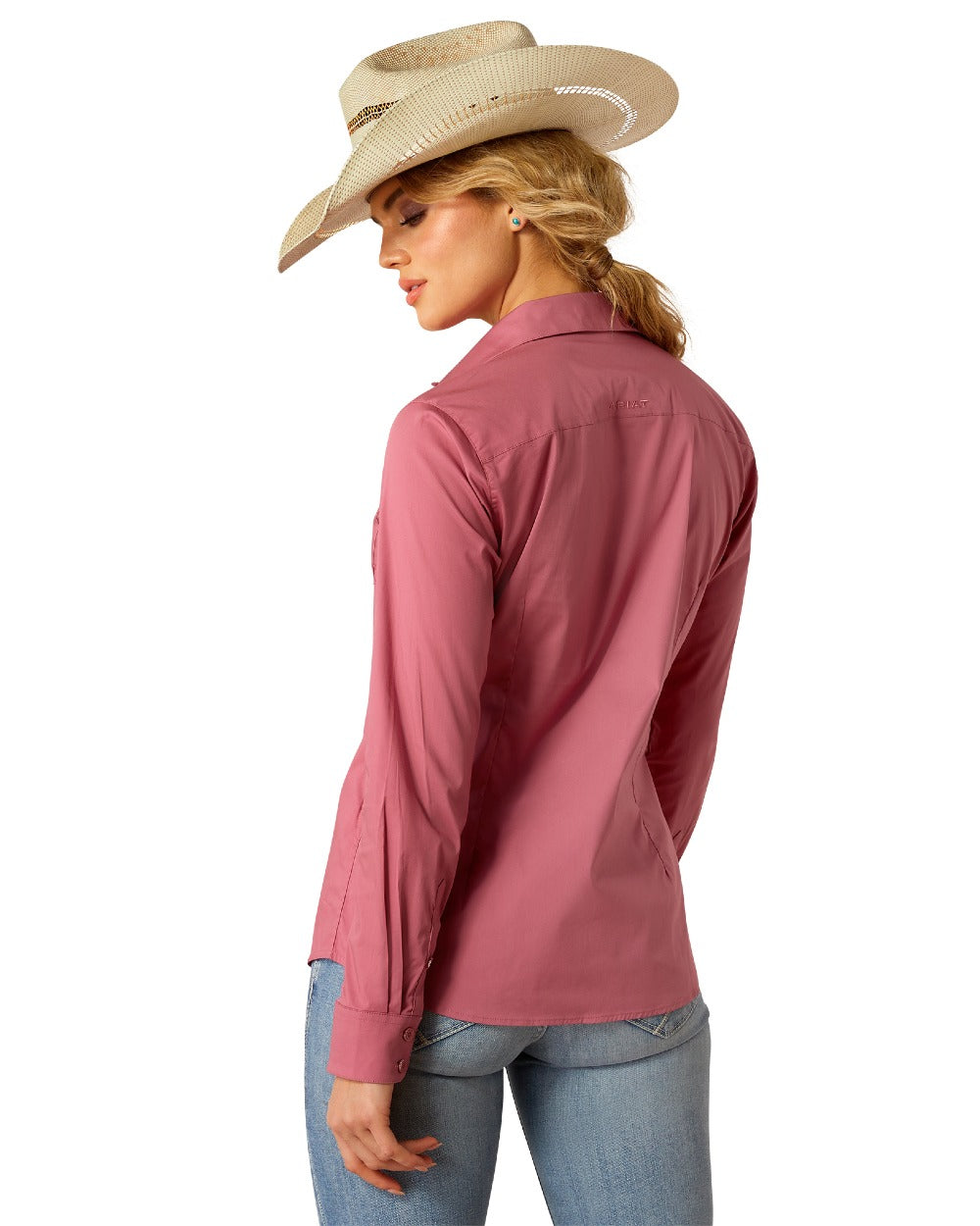 Ariat Women's Kirby Stretch Shirt - Comfortable Western Plaid Shirt for Cowgirls, Horseback Riding & Outdoor Activities