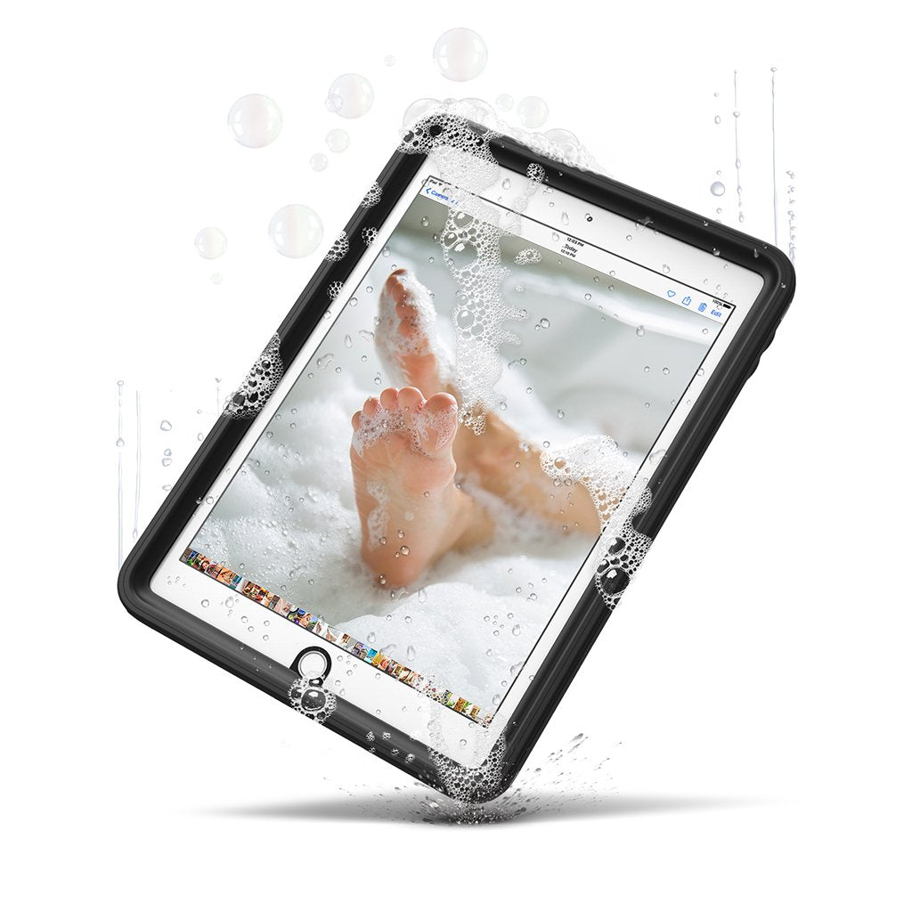 Waterproof Case for iPad 6th & 5th Generation (9.7 Inch) - Shockproof Protective Cover for Swimming, Beach & Outdoor Activities