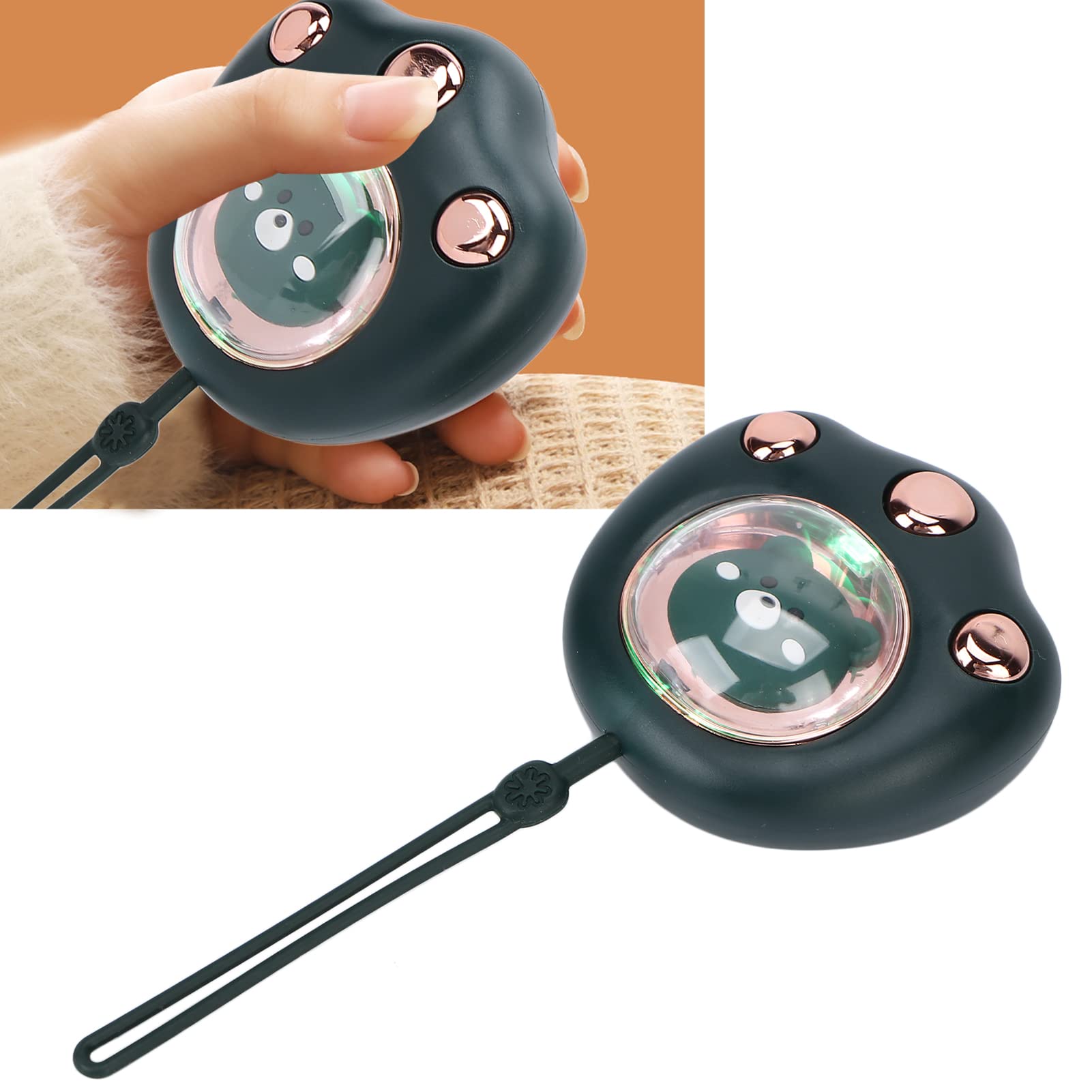Rechargeable Mini Hand Warmer - Portable Electric Hand Warmer for Cold Weather, USB-Powered Pocket Hand Warmer for Outdoor Activities, Travel & Winter Sports - Cute Cat Design