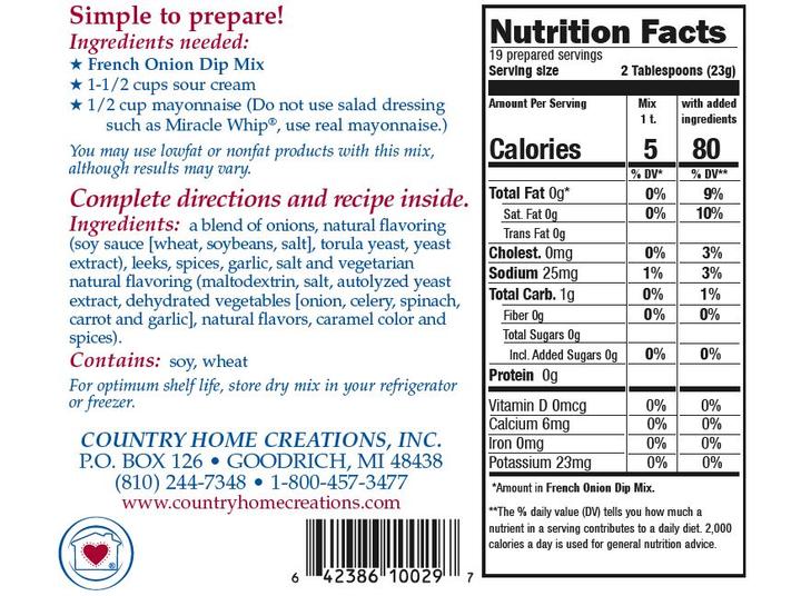 Best French Onion Dip Mix - Classic Homemade Flavor for Chips, Veggies & Parties (12 oz) | Perfect for Game Day, Snacking & Entertaining