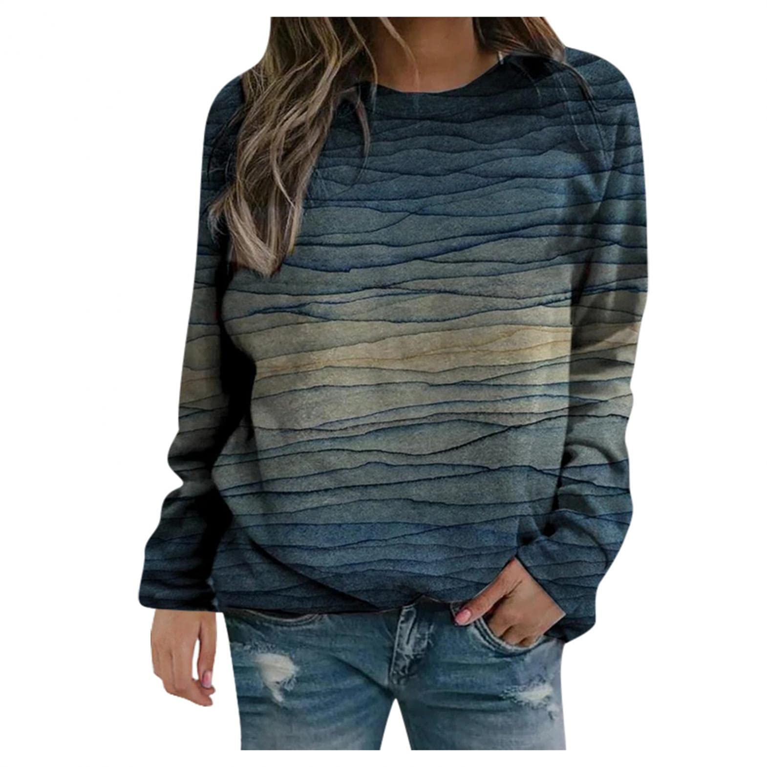 Yeyamei Vintage Graphic Hoodies for Teen Girls & Women - Long Sleeve Casual Pullover Sweatshirt with Drawstring | Perfect for School, Streetwear & Cozy Fall Outfits