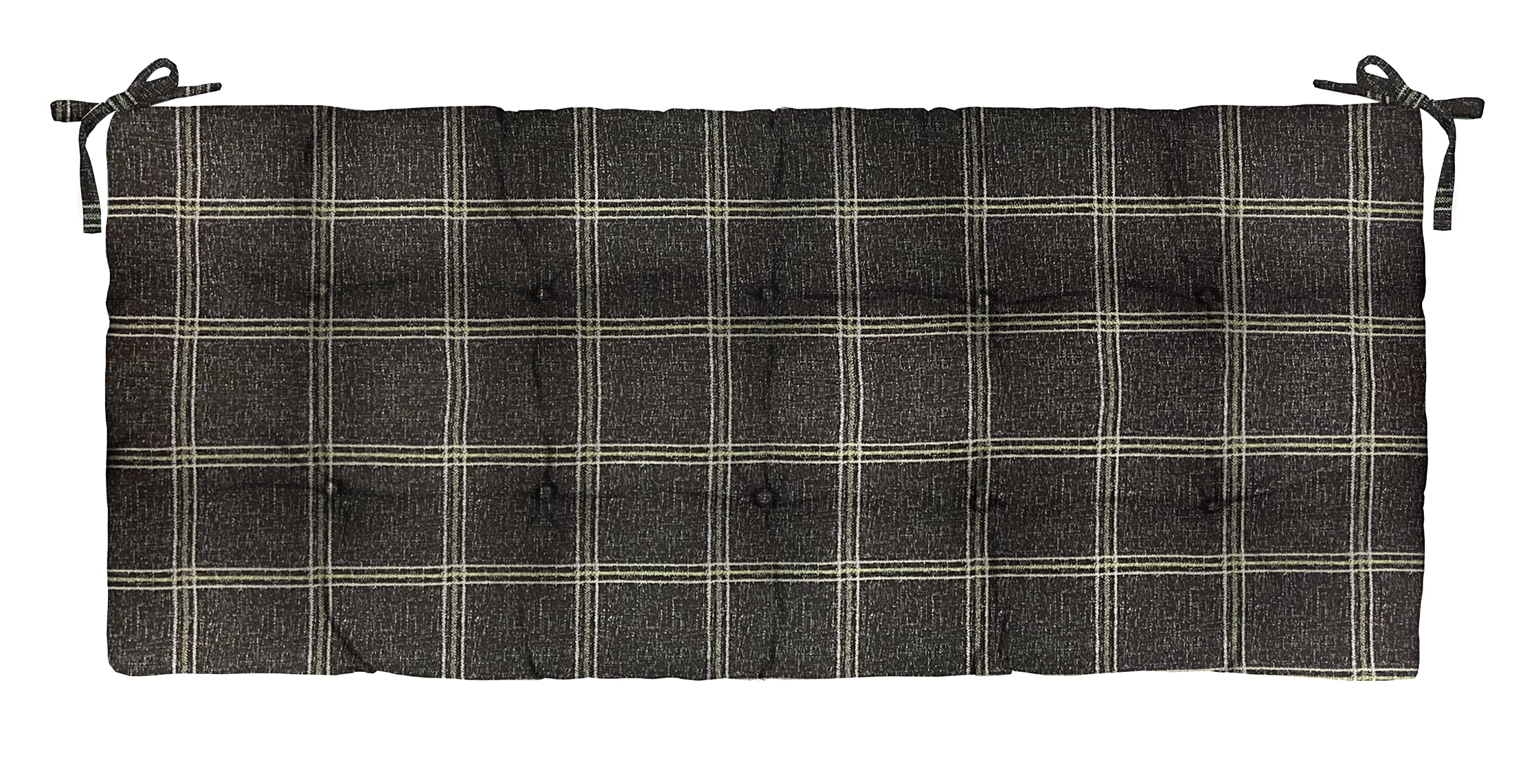 RSH Décor Indoor Outdoor Tufted Bench Cushion with Ties - 44