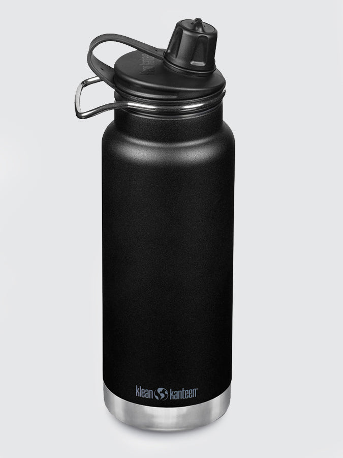 Klean Kanteen TKWide 32oz (946ml) Insulated Stainless Steel Water Bottle with Leak-Proof Chug Cap - Perfect for Hiking, Gym & Outdoor Adventures
