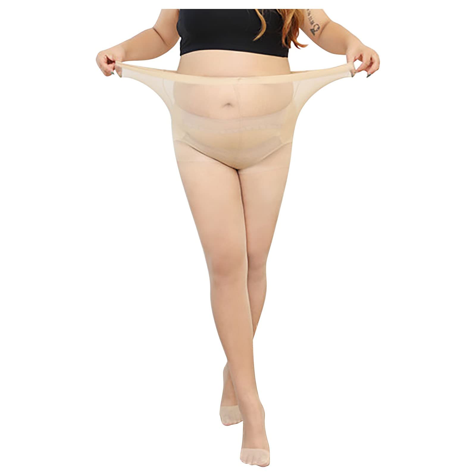 Breathable Stretch Sexy Stockings for Women - Comfortable Watermelon Print Oversized Crotch Thin Tights | Perfect for Cosplay, Fashion Outfits & Everyday Wear