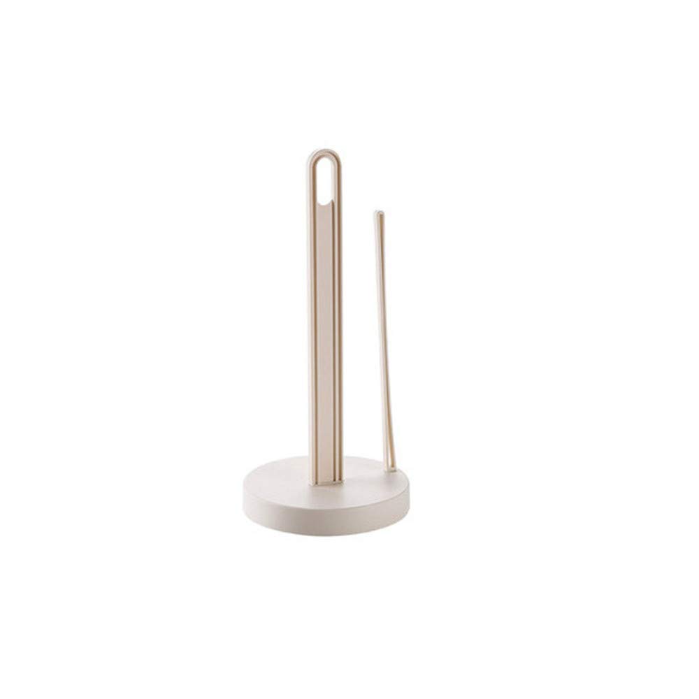 LOKODO Wall Mounted Paper Towel Holder - Stainless Steel Toilet Roll & Paper Towel Rack Stand for Kitchen, Bathroom & Dining Room - Perfect for Home & Office Use