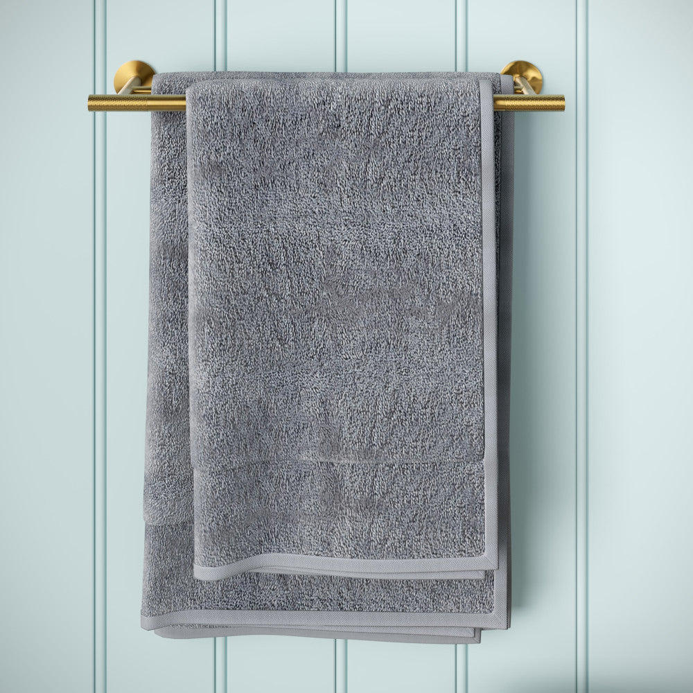 Avallon 24-Inch Double Towel Bar in Brushed Gold - Premium Bathroom Towel Rack for Modern Homes & Spa-Like Bathrooms