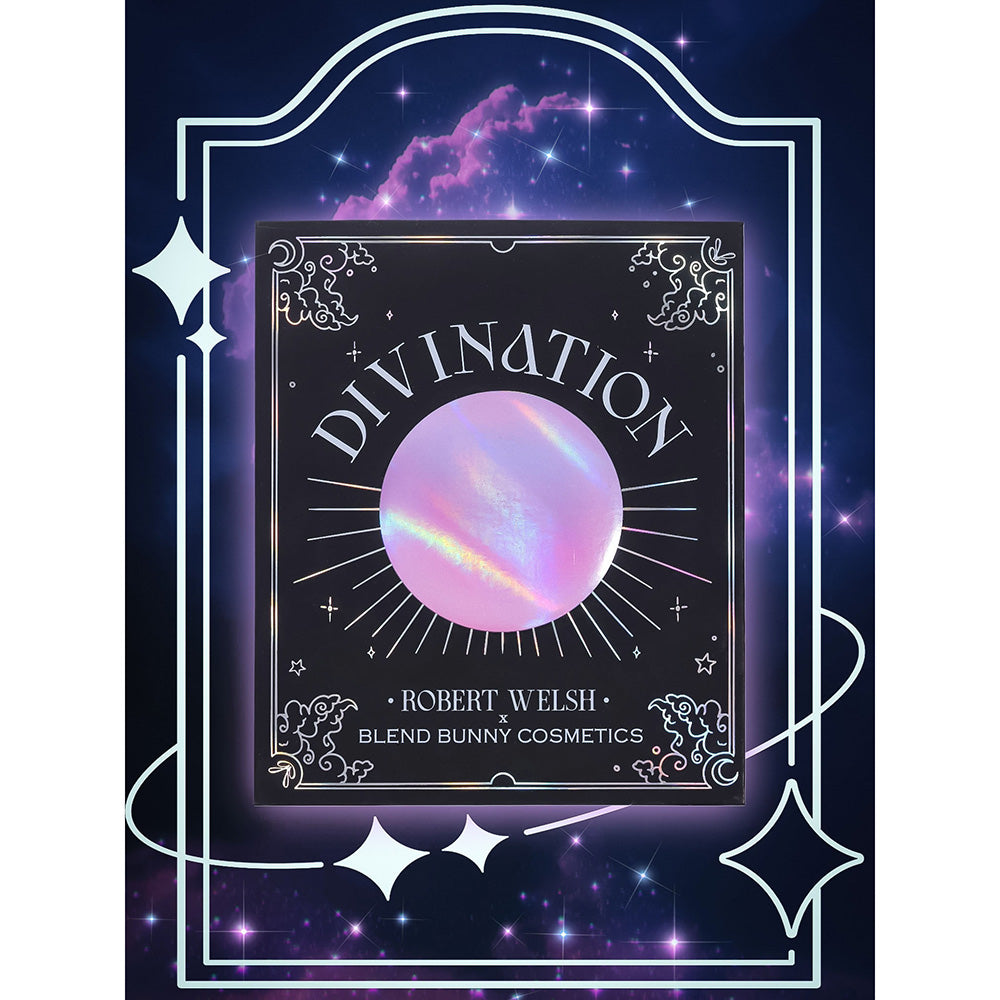 Blend Bunny Cosmetics x Robert Welsh Divination Eyeshadow Palette - 18 Highly Pigmented Matte & Shimmer Shades | Vegan & Cruelty-Free Makeup | Perfect for Professional Makeup Artists & Beauty Enthusiasts