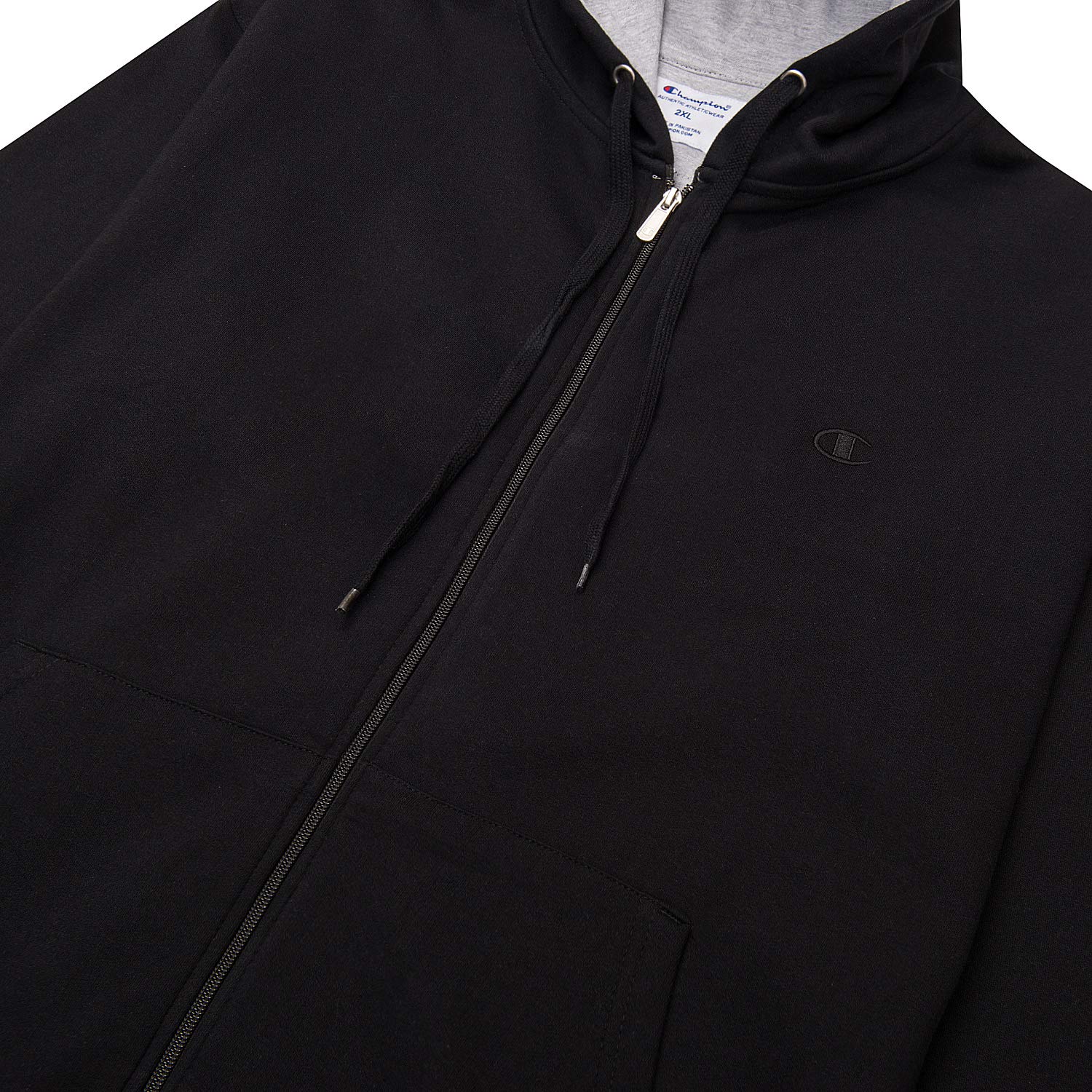 Champion Big & Tall Men's Fleece Zip-Up Hoodie Jacket - Warm & Comfortable Pullover for Casual Wear, Gym, and Outdoor Activities