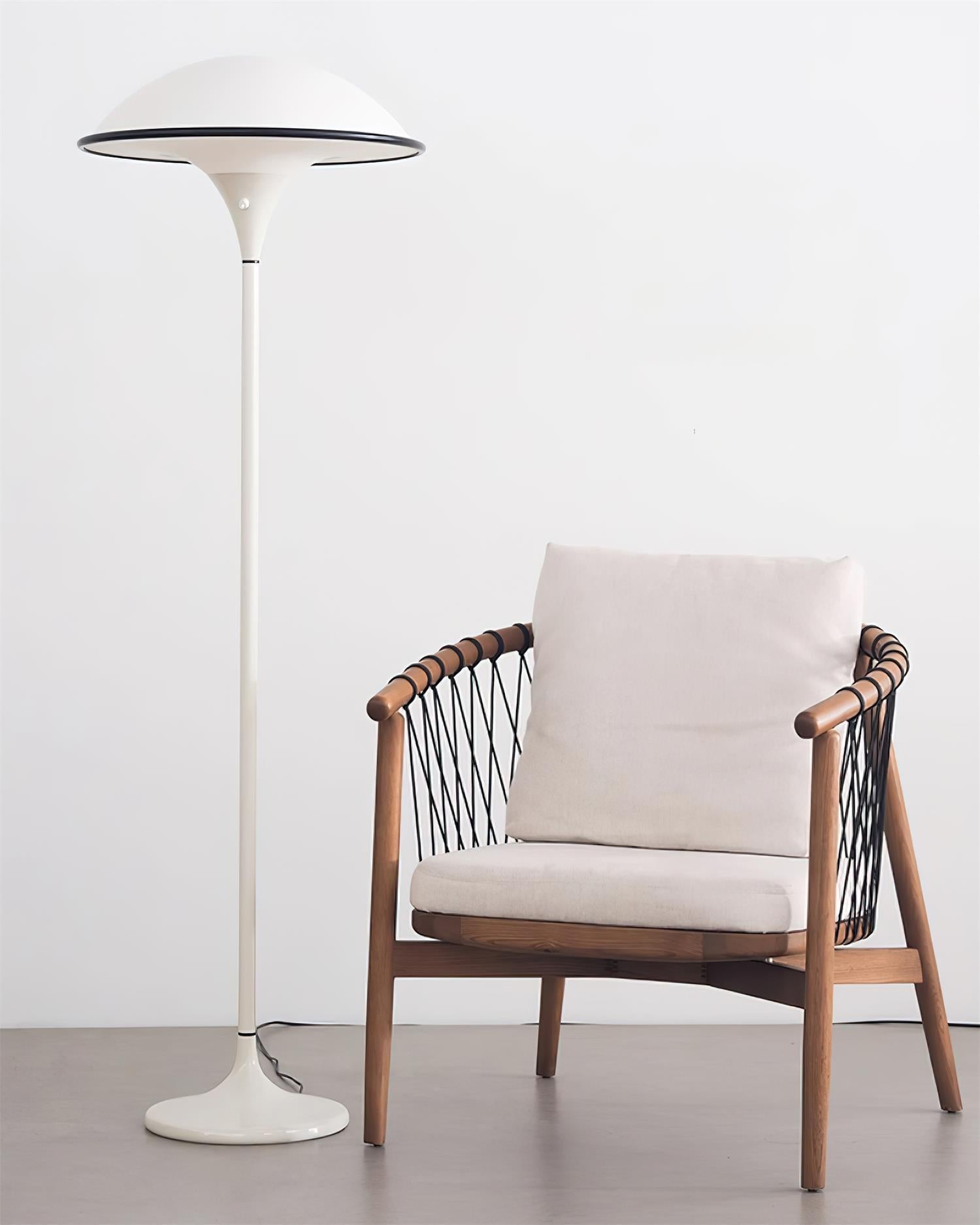 Modern Fontana Floor Lamp - Adjustable LED Standing Light for Living Room, Bedroom & Office - Dimmable Tall Lamp with Remote Control, Perfect for Reading, Working & Relaxing