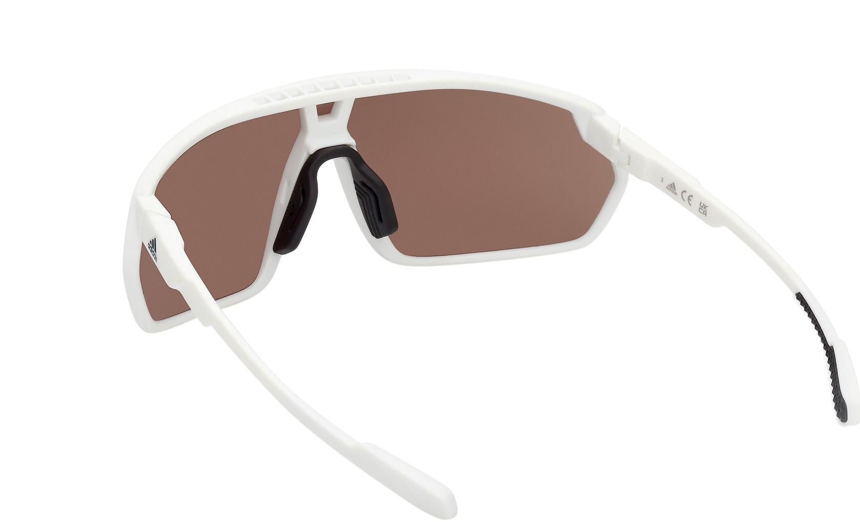 Adidas Performance Shield SP0089 24G Running Sunglasses for Men & Women - UV Protection Sports Shades for Running, Cycling, Hiking & Outdoor Activities