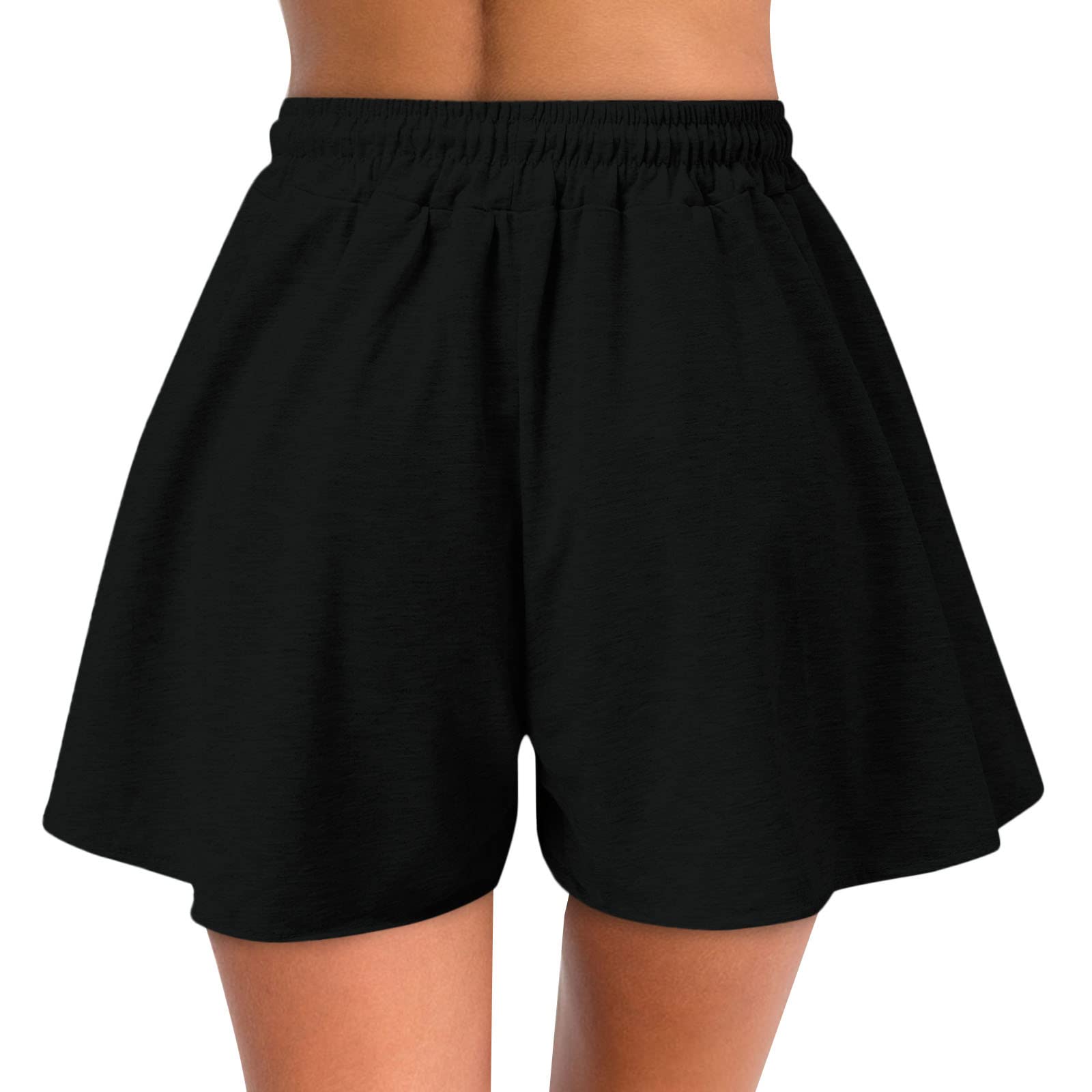 Women's High Waist Casual Loose Beach Shorts - Summer Sweat Shorts for Women | Perfect for Vacation, Yoga & Outdoor Activities