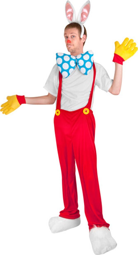 Adult Rabbit Costume with Frame - Standard Size for Halloween, Cosplay & Party Outfits
