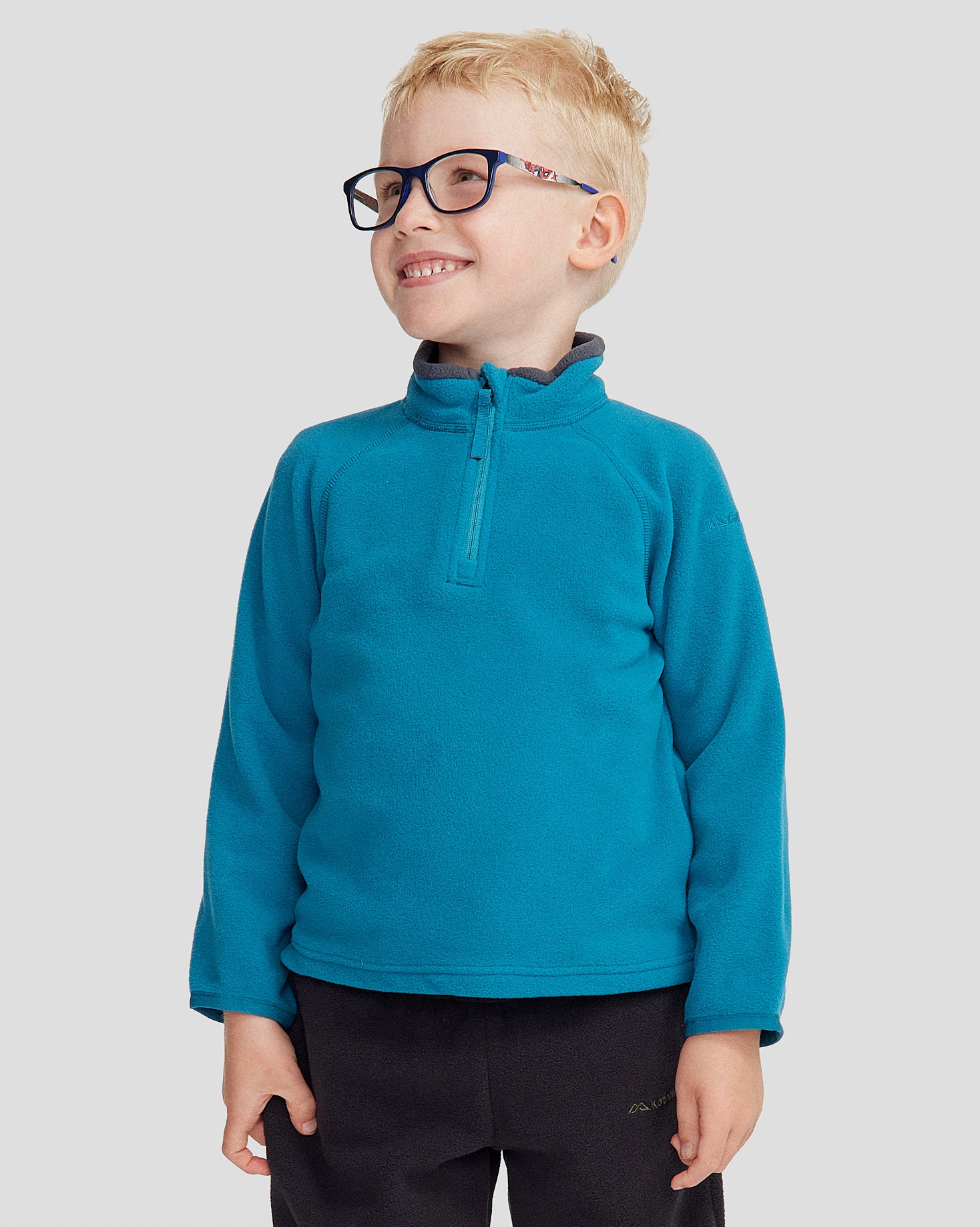 Kids Ridge 100 Primaloft Pullover Jacket - Dark Eddy - Warm & Lightweight Winter Coat for Boys & Girls - Perfect for Outdoor Activities, Skiing & Snow Play