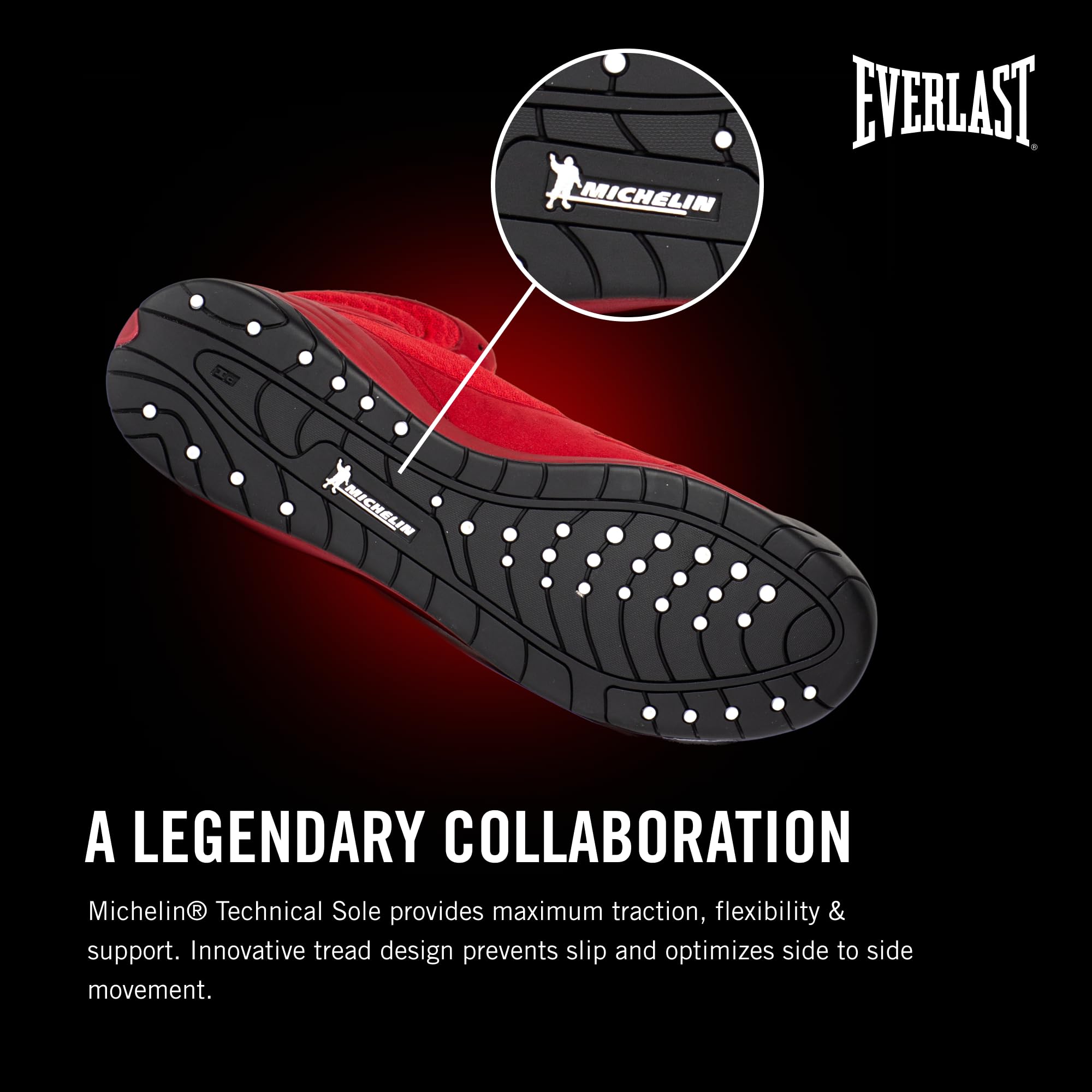Everlast Elite Boxing Shoes - High-Performance Training Footwear for Boxing & MMA | Durable & Comfortable for Gym, Sparring & Competitions