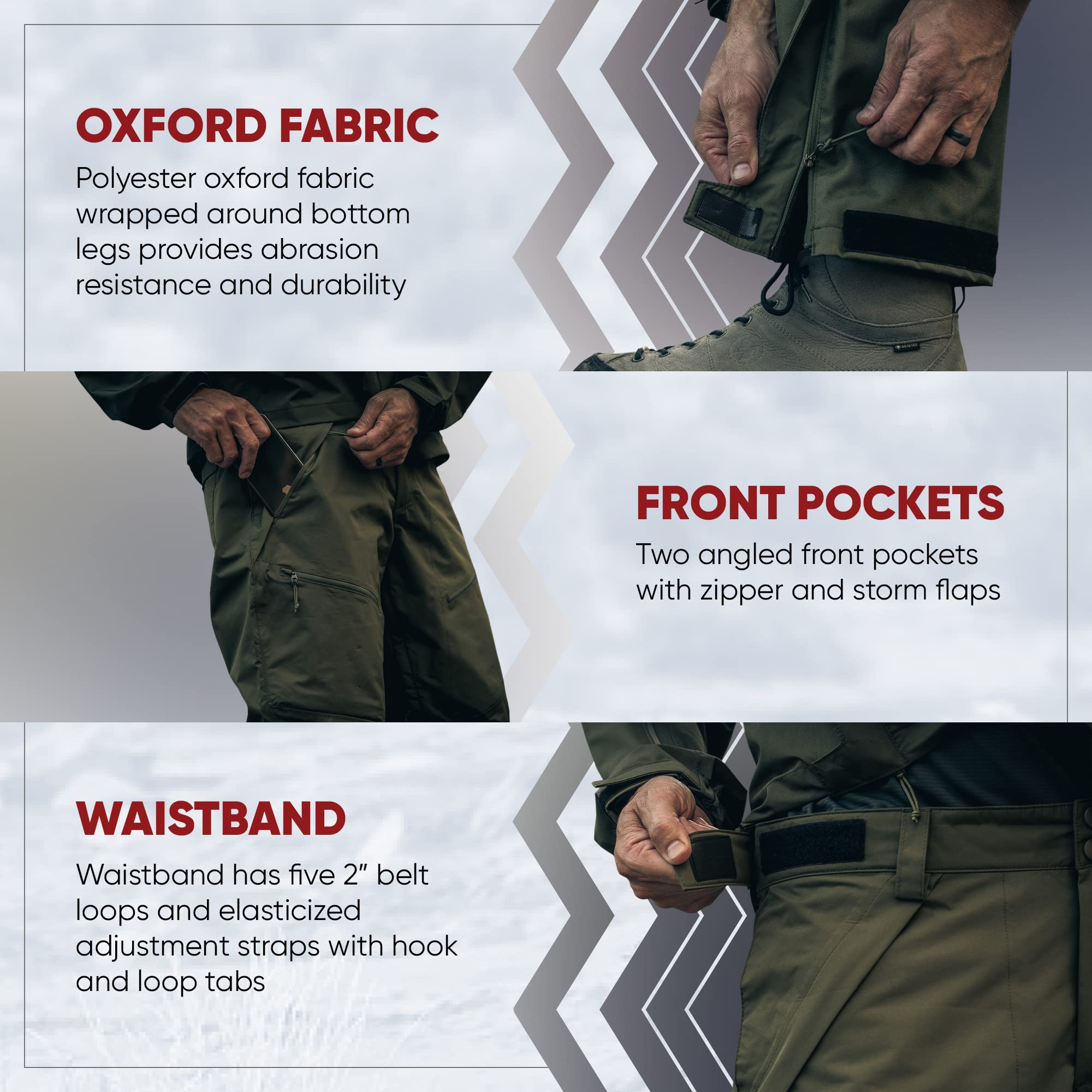 Vertx Men's Integrity Shell Tactical Pants - Windproof & Waterproof Rain Pants for Combat, Hunting & Outdoor Activities | Tactical Gear for Hiking, Camping & Extreme Weather Protection