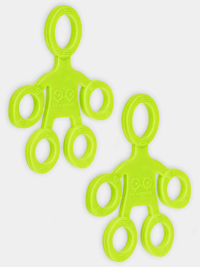 Vertical Alien Finger Resistance Trainer - 2 Pack for Hand Grip Strength & Finger Dexterity - Perfect for Rock Climbing, Piano Playing & Physical Therapy