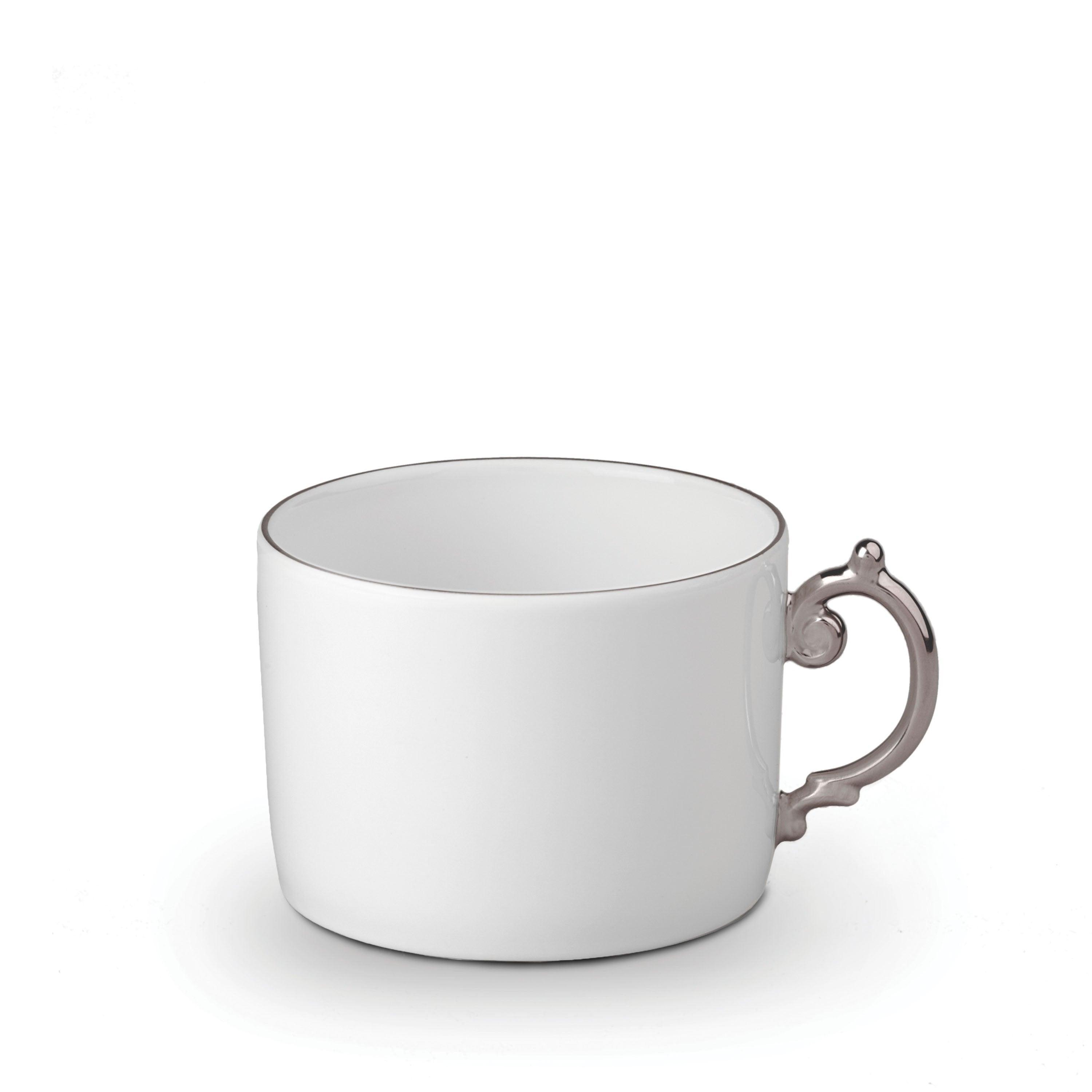 Premium Aegean Tea Cup Set - Elegant Platinum Finish for Afternoon Tea, Gifts & Home Decor | Perfect for Tea Parties, Bridal Showers & Cozy Moments