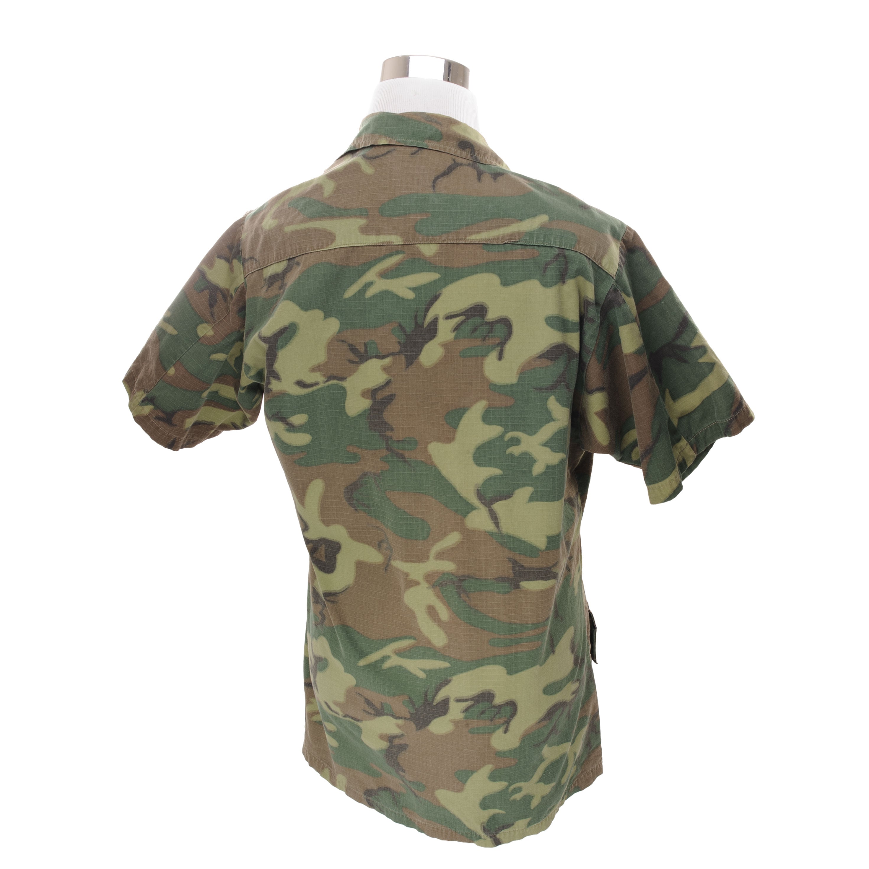 Vintage US Army Tropical Combat Camo Jacket 5th Pattern 1970 Vietnam War Small Regular - Military Reenactment, Outdoor Adventure & Vintage Fashion Collectible