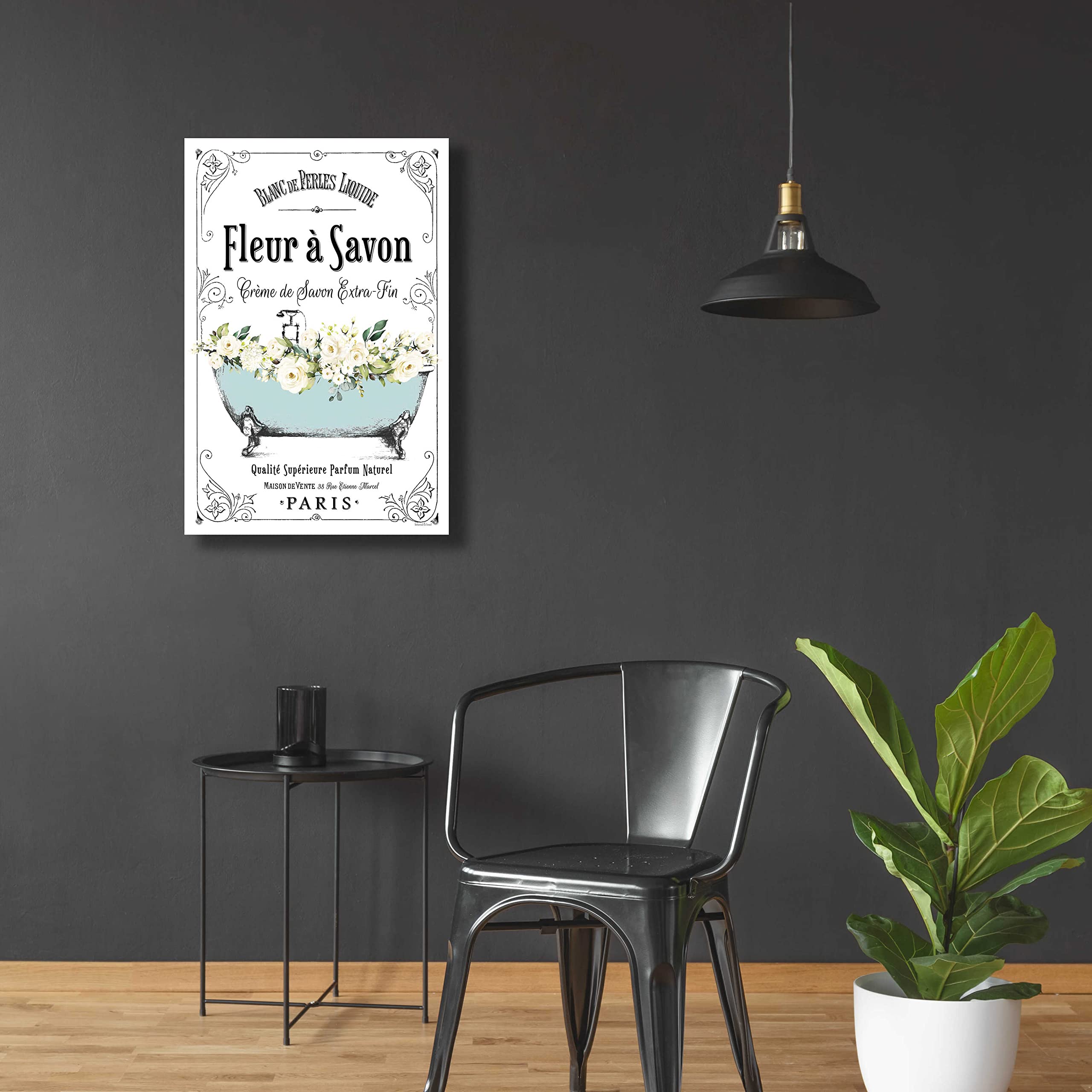 Epic Art 'French Bathroom Set I' by Lettered & Lined - 24