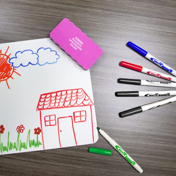 BAZIC Fine Tip Dry Erase Markers - Low Odor Whiteboard Pens for Office, School & Home - 6 Pack (72 Markers Total) - Ideal for Presentations, Classroom Teaching & Home Organization