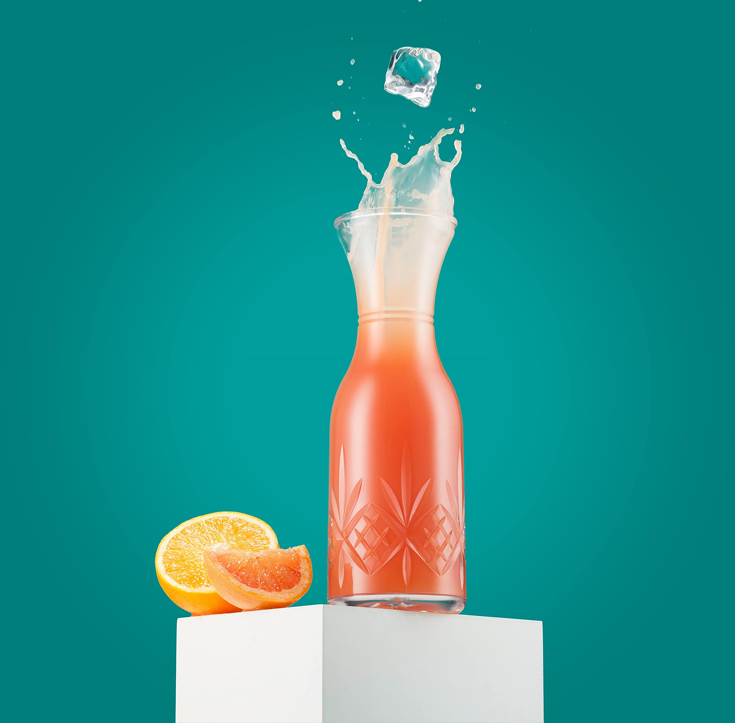 Godinger Dublin Collection Shatterproof Acrylic Water Pitcher & Wine Carafe - Perfect for Dining, Entertaining & Kitchen Use