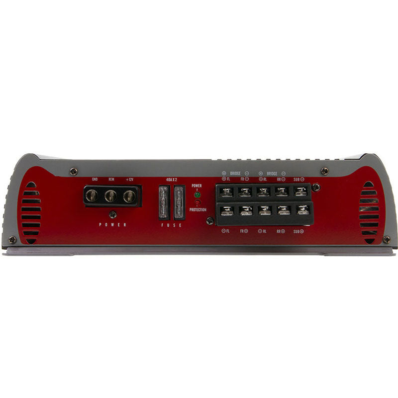 Precision Power TRAX5.2200D 2200W Max (1100W RMS) 5-Channel Class D Car Amplifier - 2 Ohm Stable, High Power for Car Audio Systems, Perfect for Subwoofers & Full-Range Speakers | Ideal for Car Audio Upgrades, Bass Boost & Clear Sound Enhancement