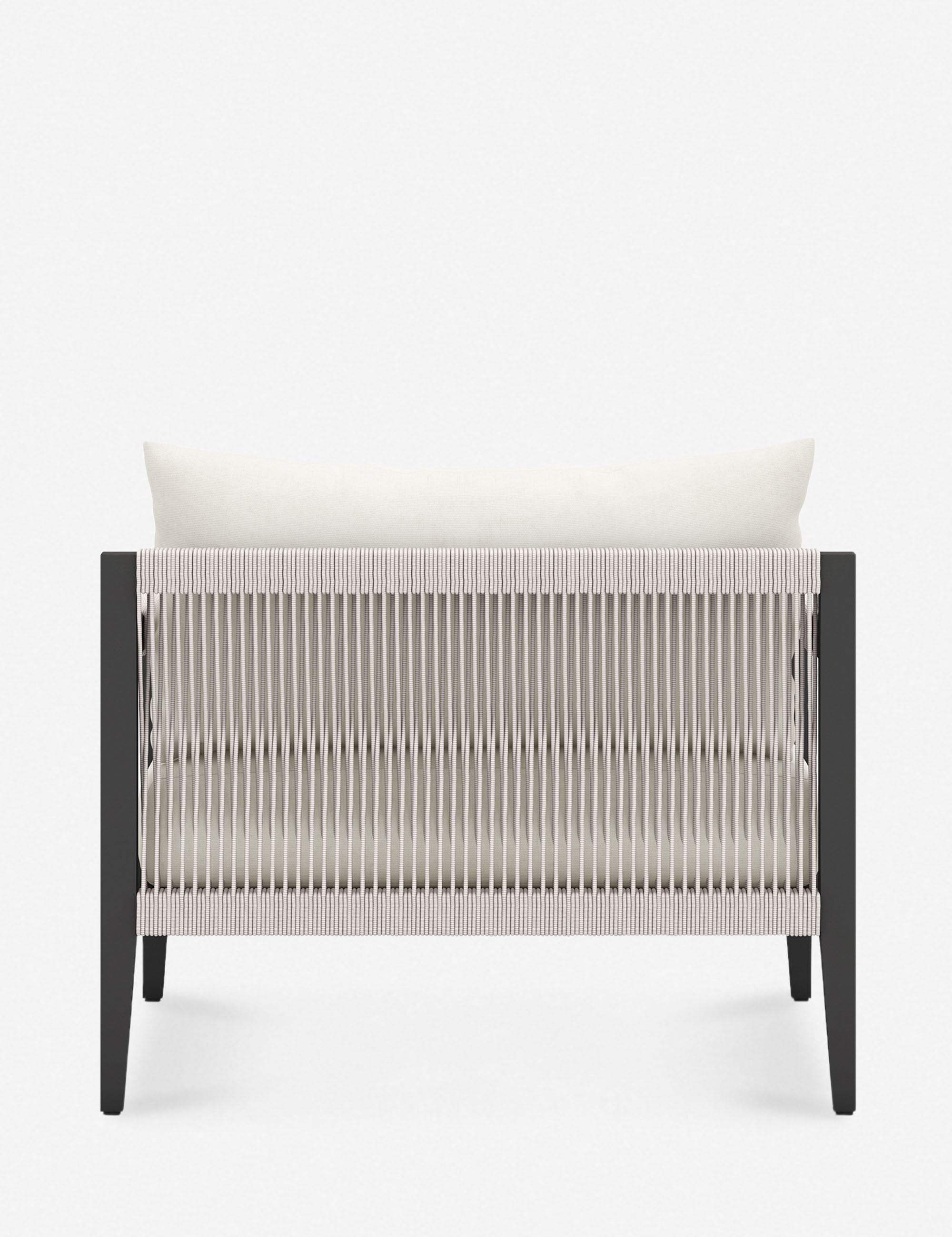 Cadenza Indoor Outdoor Accent Chair - Weather-Resistant Patio Lounge Chair for Garden, Poolside & Balcony - Modern Wicker Furniture with Cushions