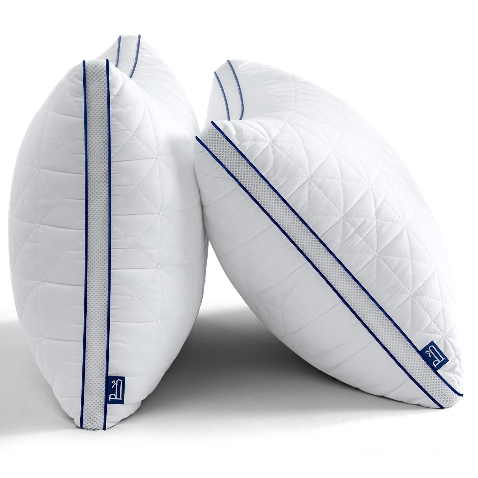 BedStory Queen Size Pillows 2 Pack - Hypoallergenic Down Alternative Pillows for Neck Pain Relief, Side, Back & Stomach Sleepers | Hotel Quality Bed Pillows for Ultimate Comfort | Perfect for Home, Office & Travel Use