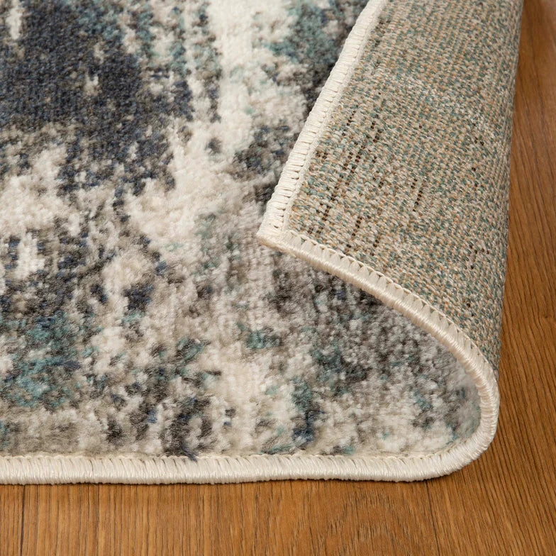 Kahuna Abstract Striped Indoor Area Rug - Soft Modern Bohemian Carpet for Living Room, Bedroom, Nursery - Non-Slip Comfortable Floor Mat for Home Decor