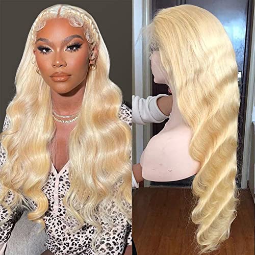 613 Blonde Lace Front Human Hair Wig 26 Inch - 13x4 HD Lace with Baby Hair & 150% Density for Natural Look | Perfect for Cosplay, Daily Wear & Special Occasions