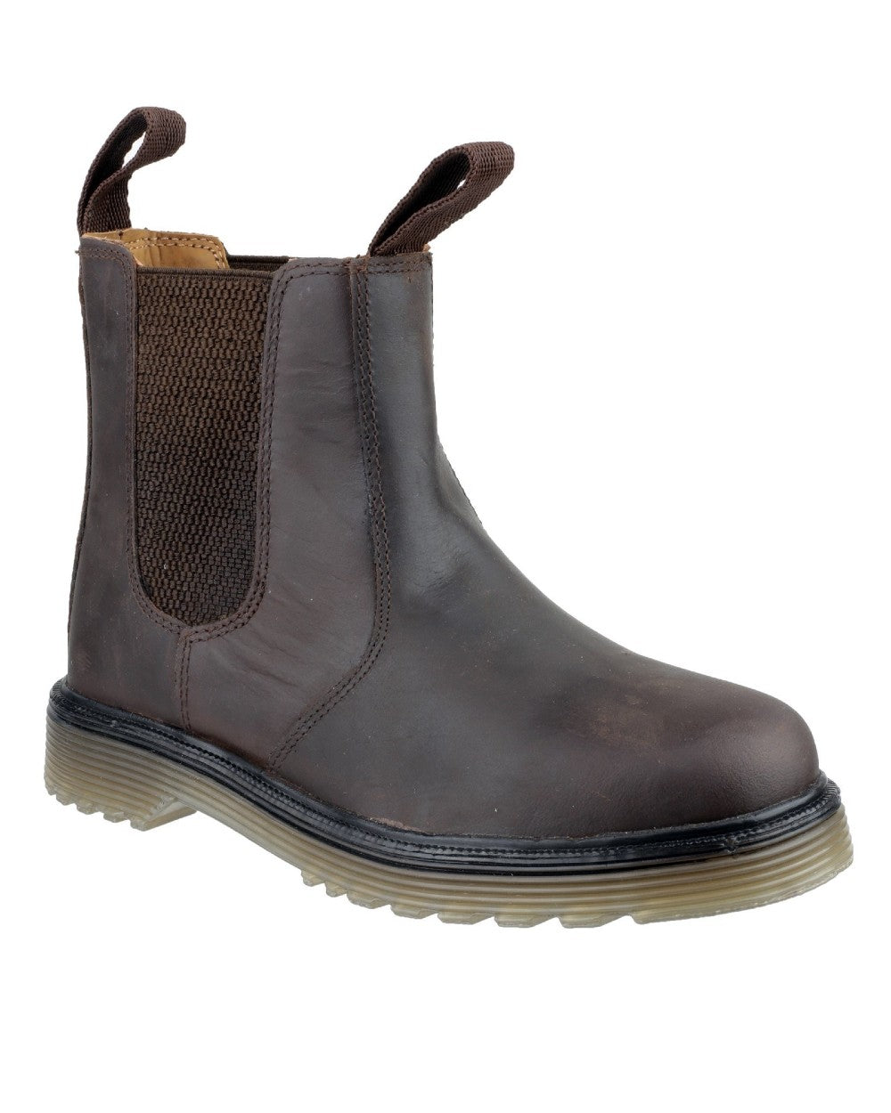 Amblers Men's Chelmsford Dealer Boots - Premium Leather Work Boots for Men - Durable & Comfortable for Construction, Outdoor & Casual Wear